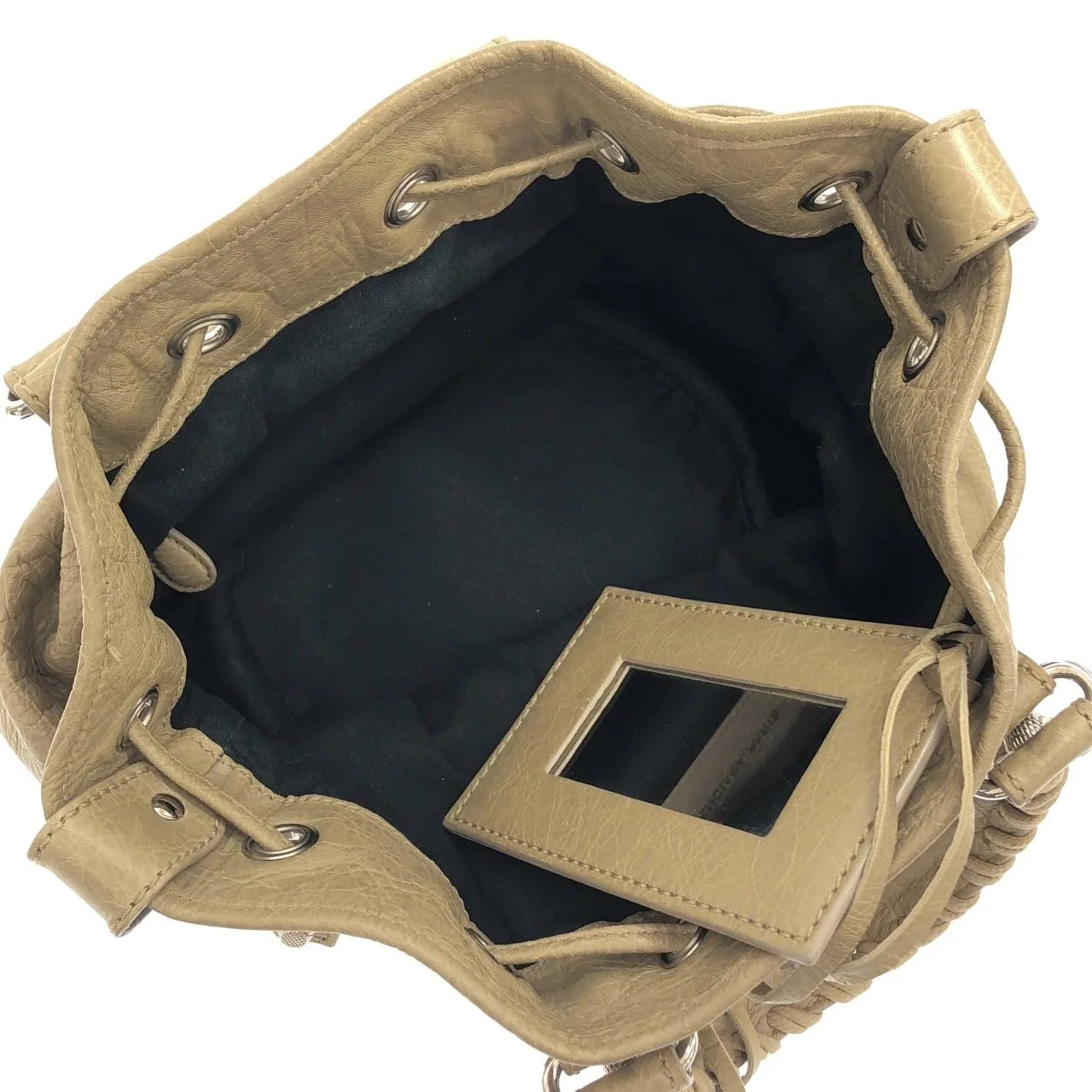 BALENCIAGA 285439 D94JN Handbag Leather Silver Leather Rank A - Thumbnail 8