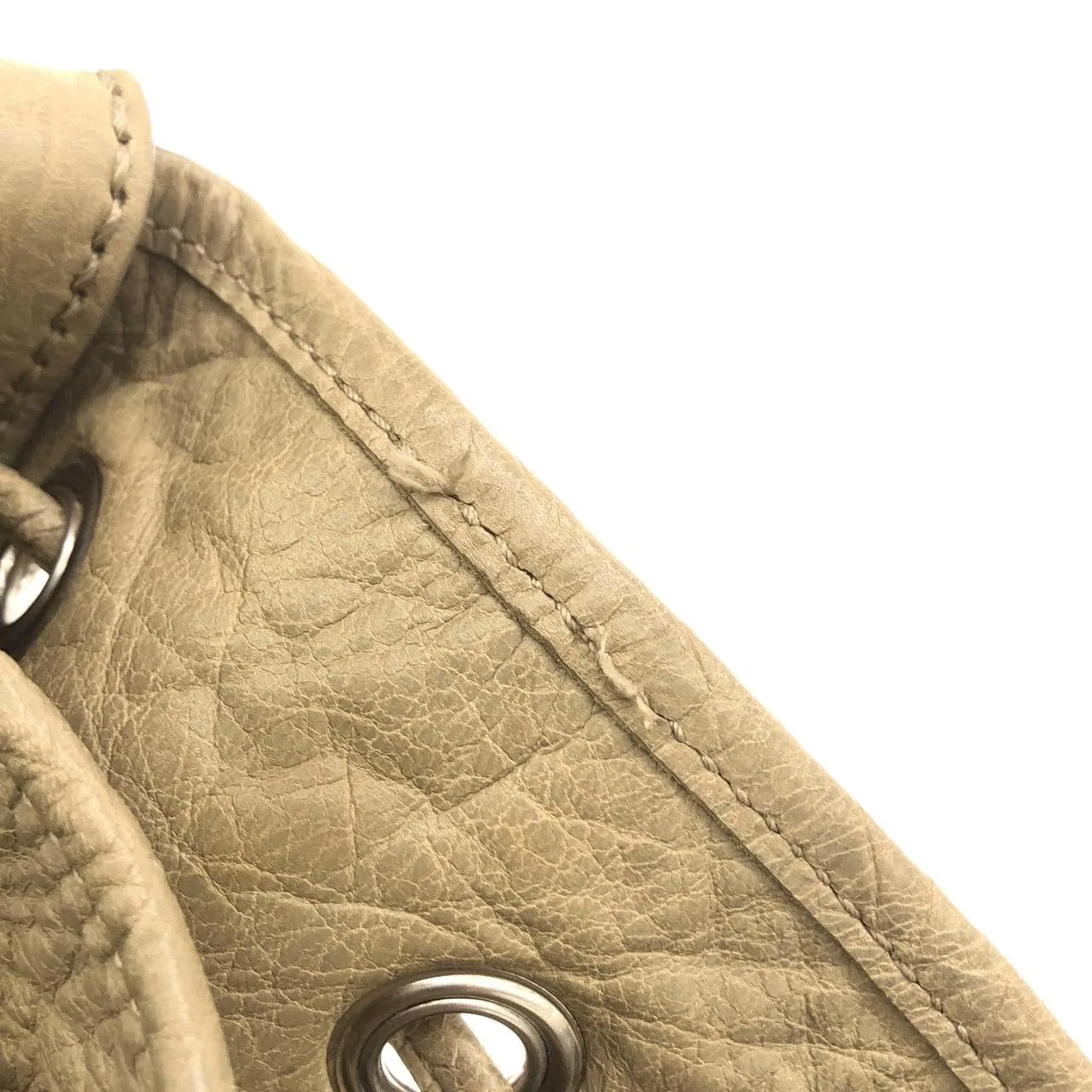 BALENCIAGA 285439 D94JN Handbag Leather Silver Leather Rank A - Thumbnail 10