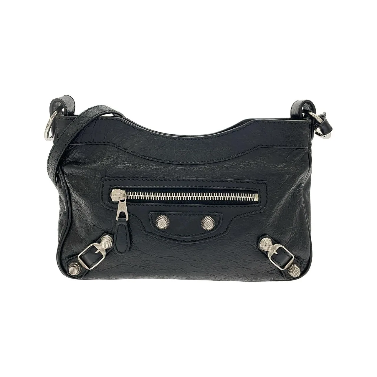 BALENCIAGA 237203 D94IN Shoulder Lambskin Black