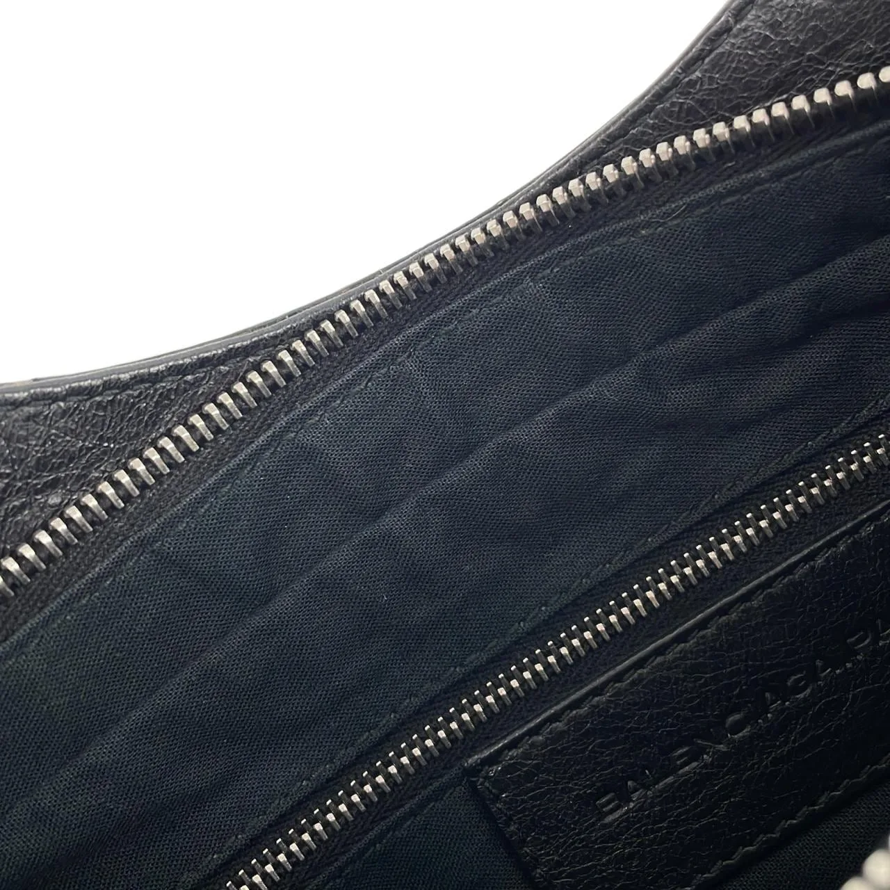 BALENCIAGA 237203 D94IN Shoulder Lambskin Black Lambskin Rank A - Thumbnail 8