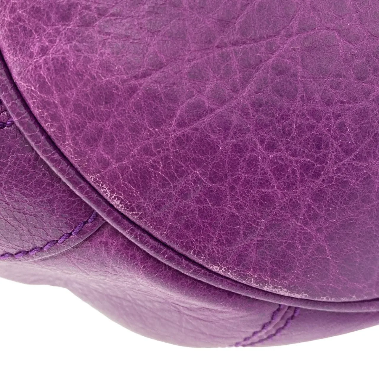 BALENCIAGA 285439 D94JG Handbag Leather Gold Leather Rank A - Thumbnail 3