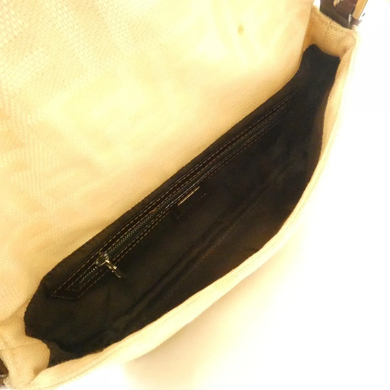 FENDI Baguette 26424 Shoulder Canvas Beige Canvas Rank B - Thumbnail 7