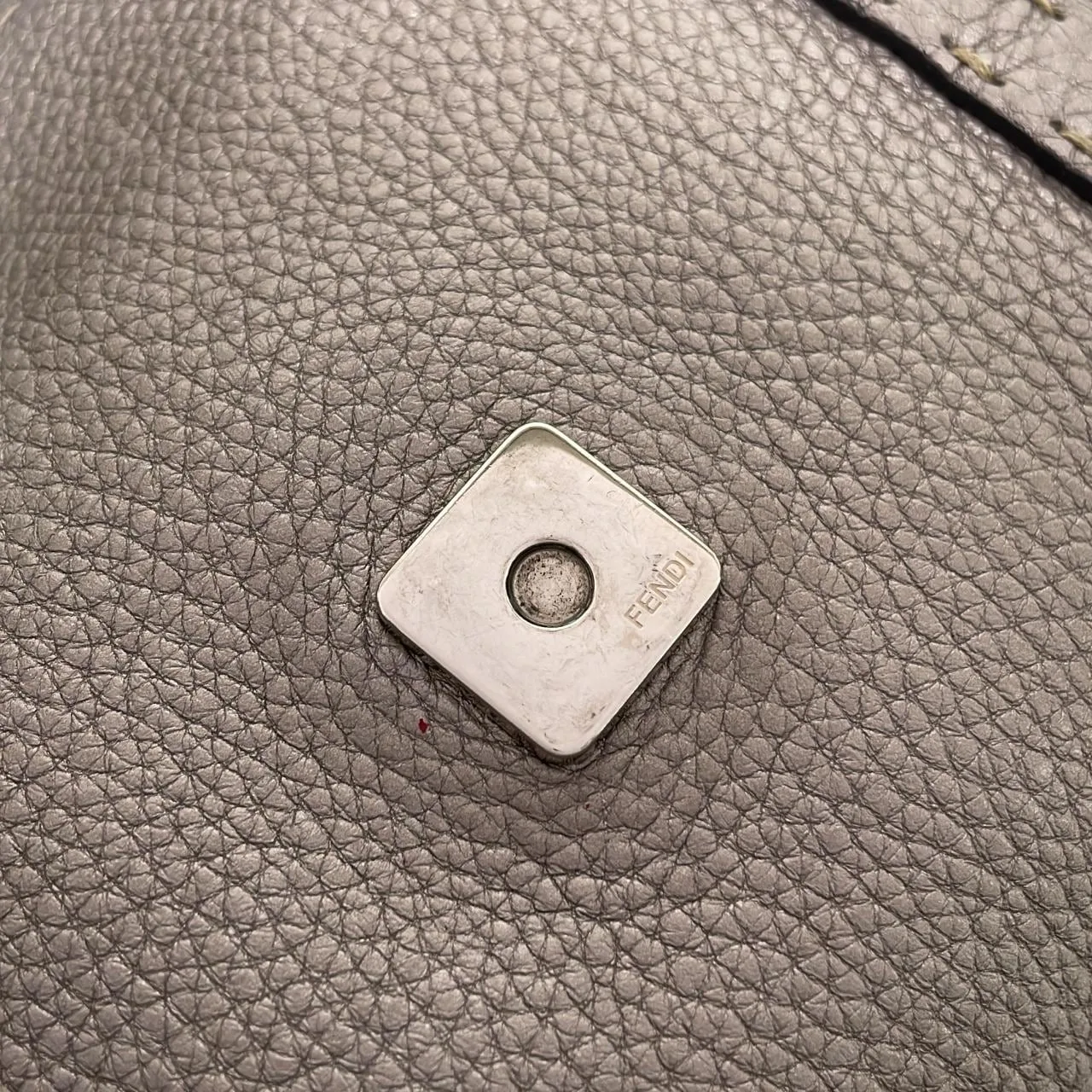 FENDI Baguette 8BR486 NDU Handbag Leather Silver Leather Rank A - Thumbnail 7