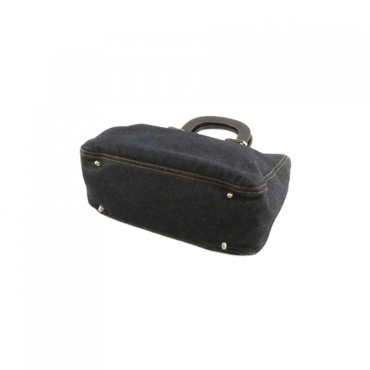 FENDI 26329 Handbag Denim 藍色 牛仔布 中古品A - 縮圖 2