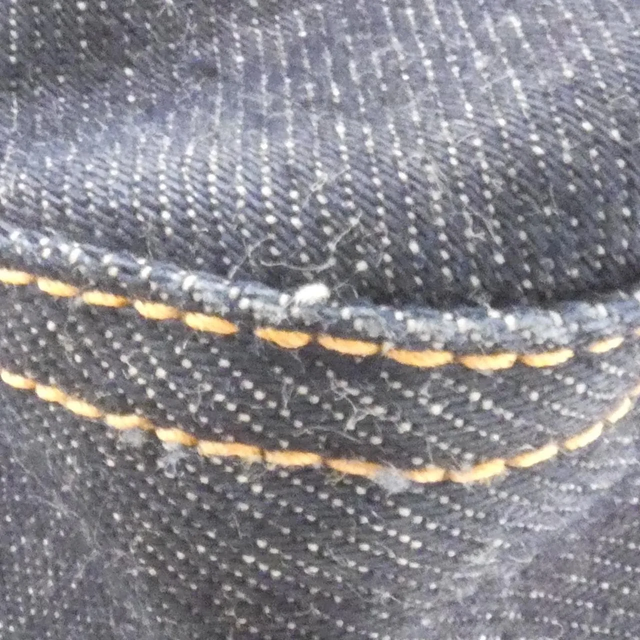 FENDI 26329 Handbag Denim 藍色 牛仔布 中古品A - 縮圖 3