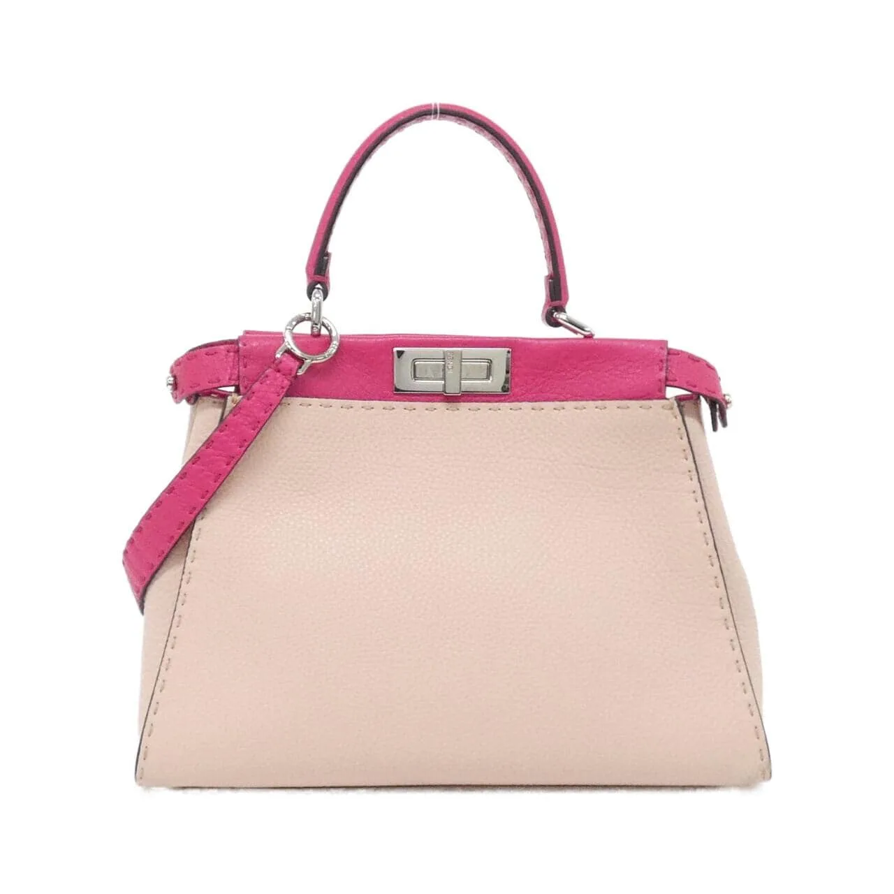FENDI Peekaboo 8BN290 A1PS Handbag Leather