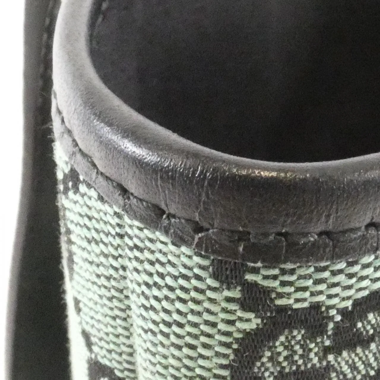 GUCCI 257250 F408G Handbag Canvas 黑色 帆布 中古品A - 縮圖 4