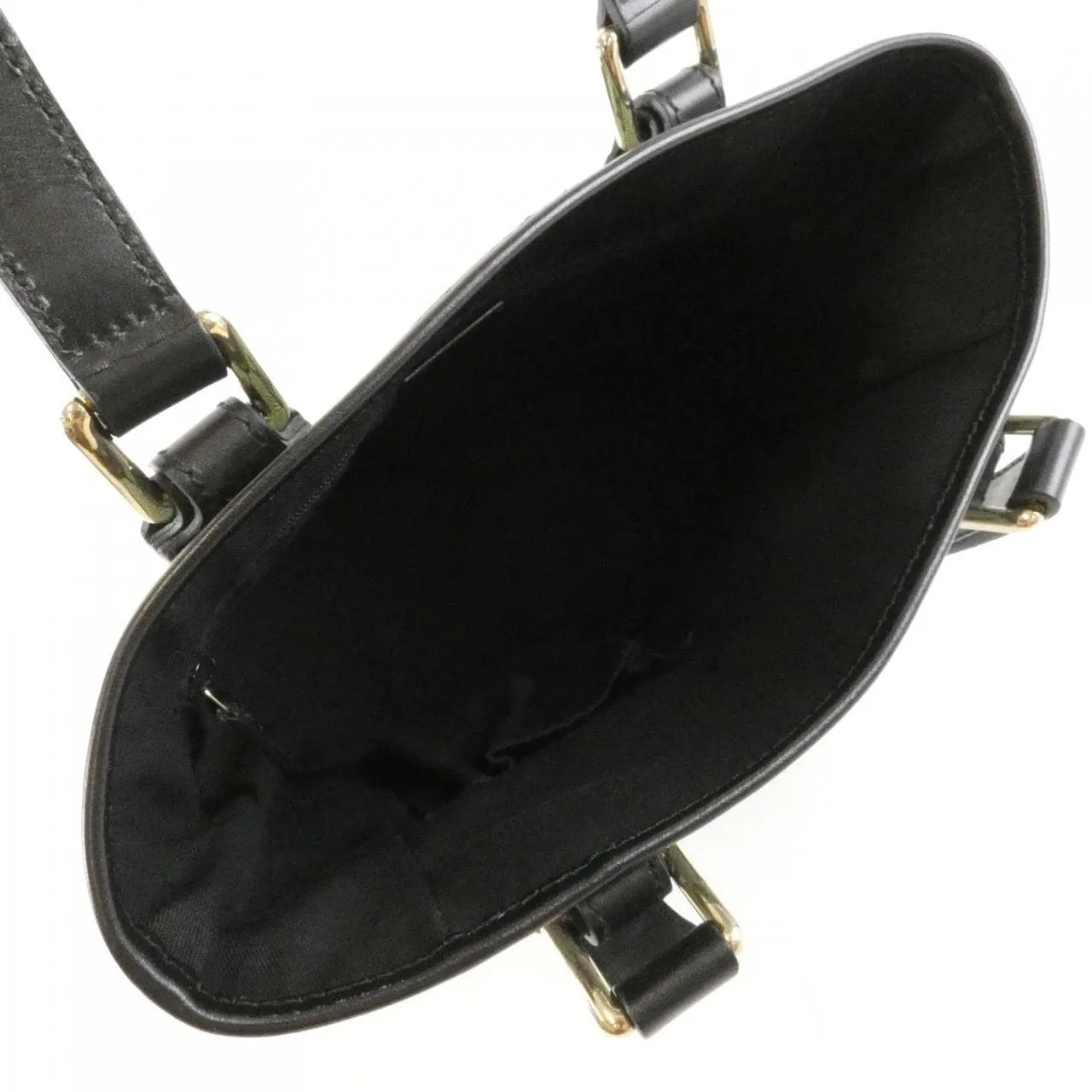 GUCCI 257250 F408G Handbag Canvas 黑色 帆布 中古品A - 縮圖 8