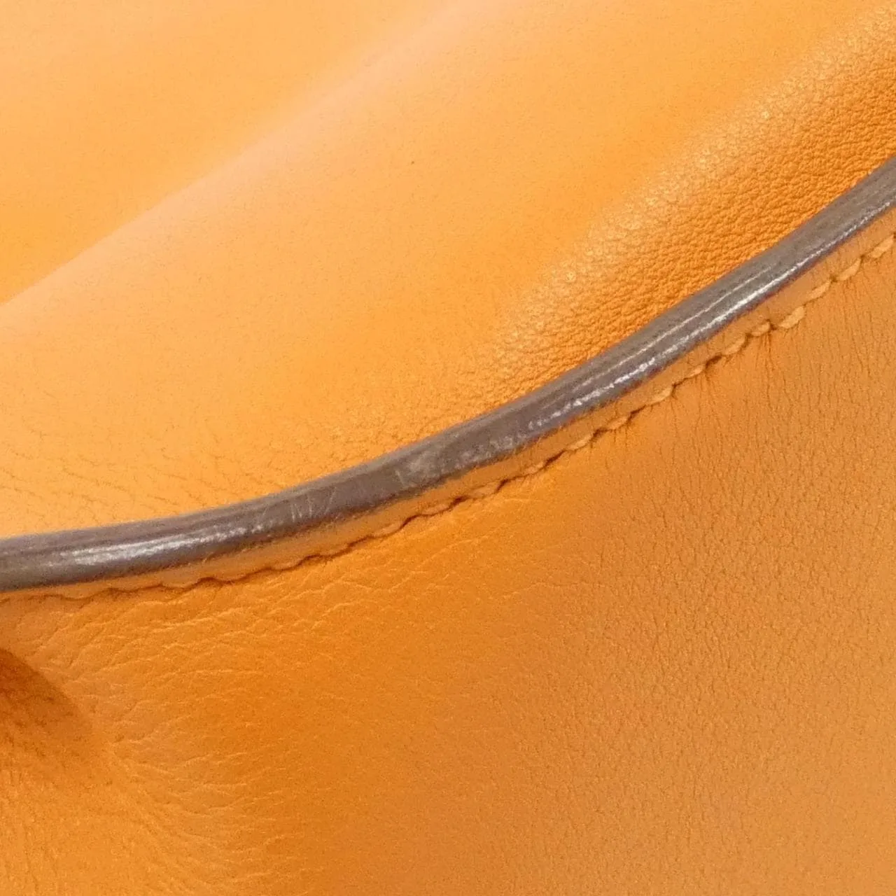 HERMES 061797CK Shoulder Swift Orange Swift Leather Rank A - Thumbnail 3