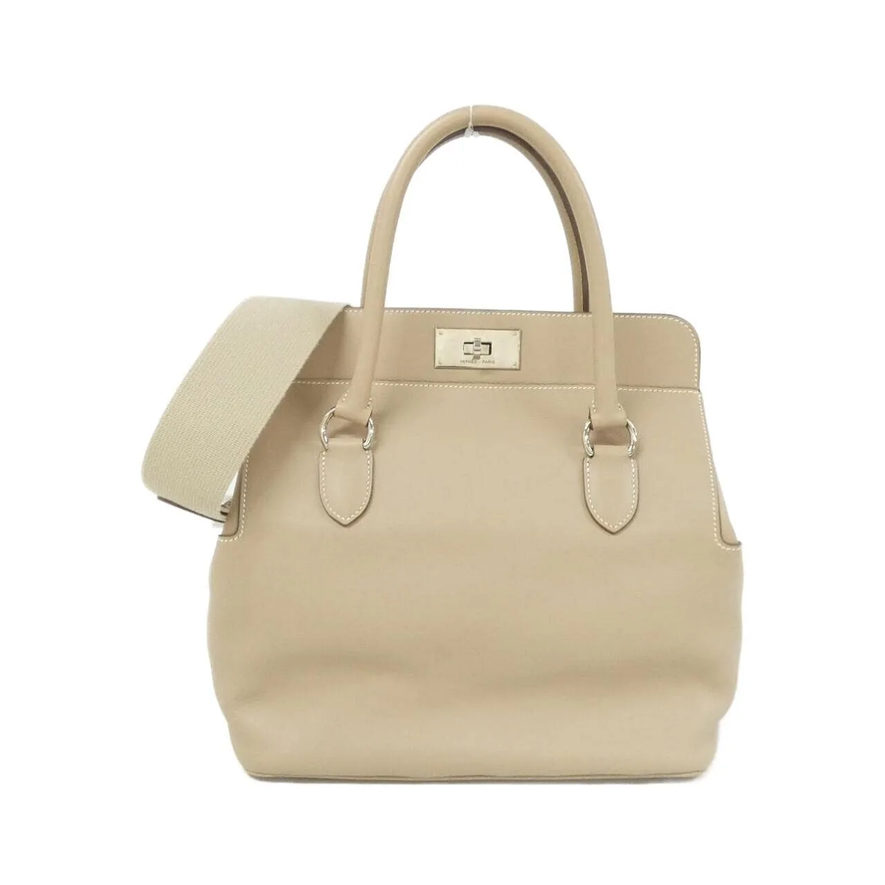 HERMES 062209CK Handbag Swift Black