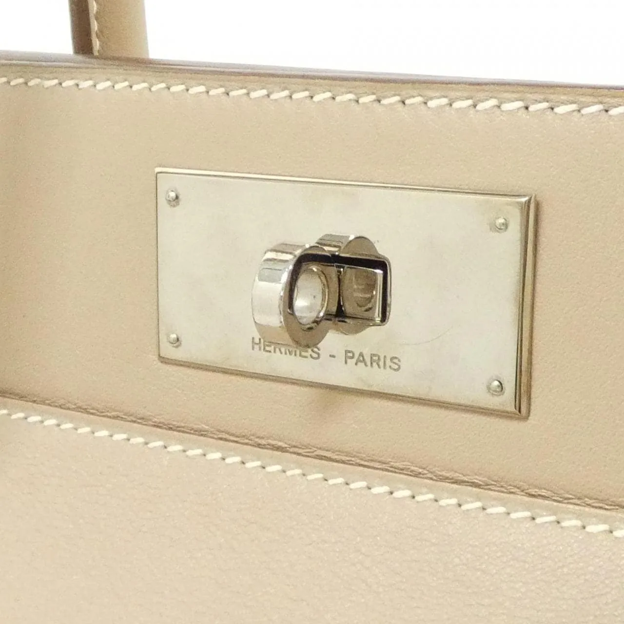 HERMES 062209CK Handbag Swift Black Swift Leather Rank A - Thumbnail 4