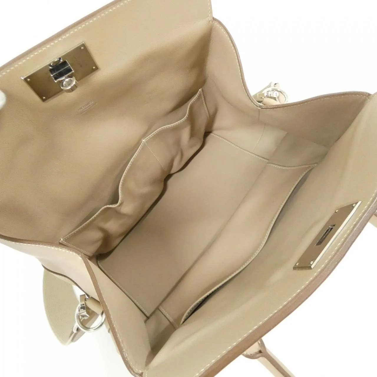 HERMES 062209CK Handbag Swift Black Swift Leather Rank A - Thumbnail 9