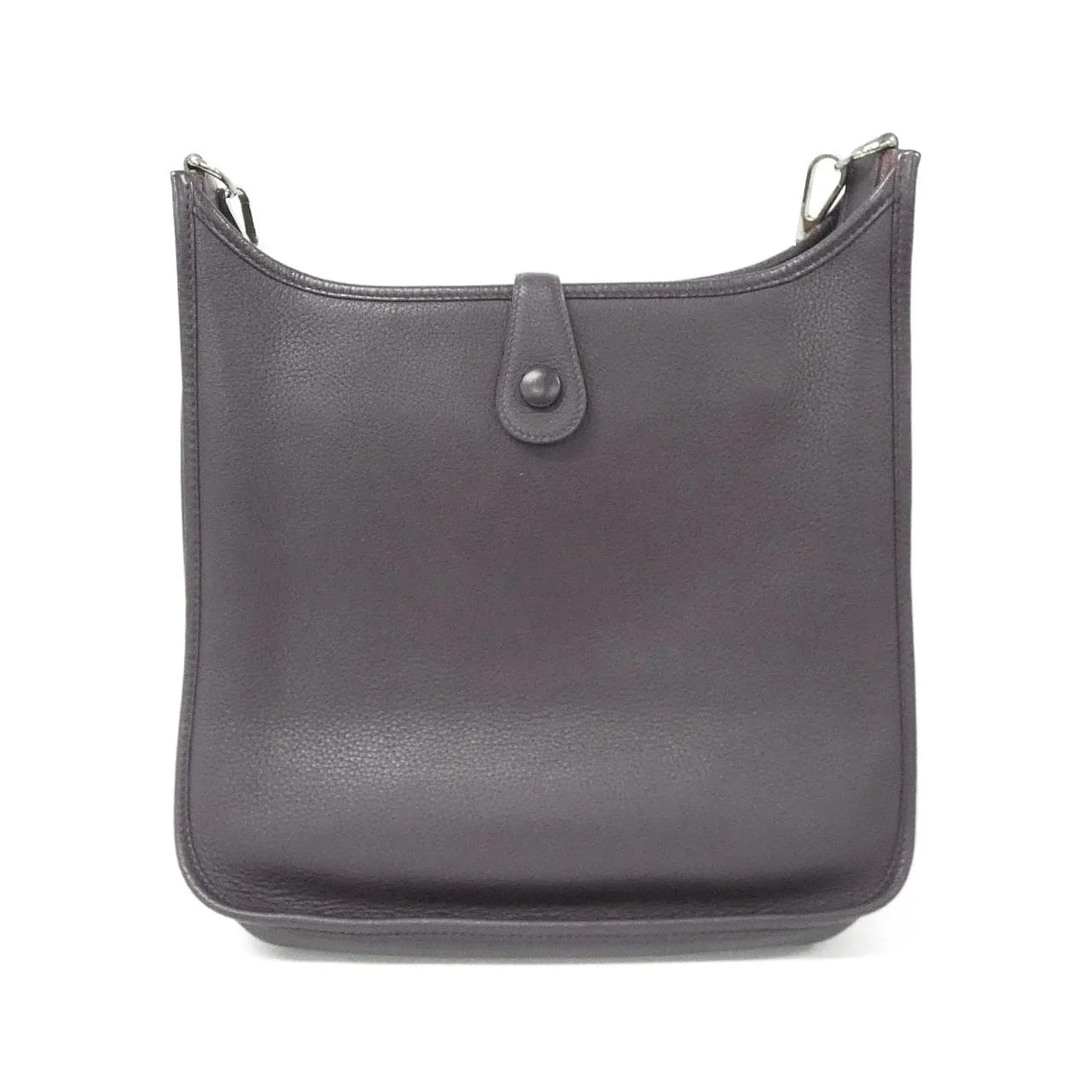 HERMES Evelyne Shoulder Togo 黑色 Togo 牛皮 中古品A - 縮圖 2