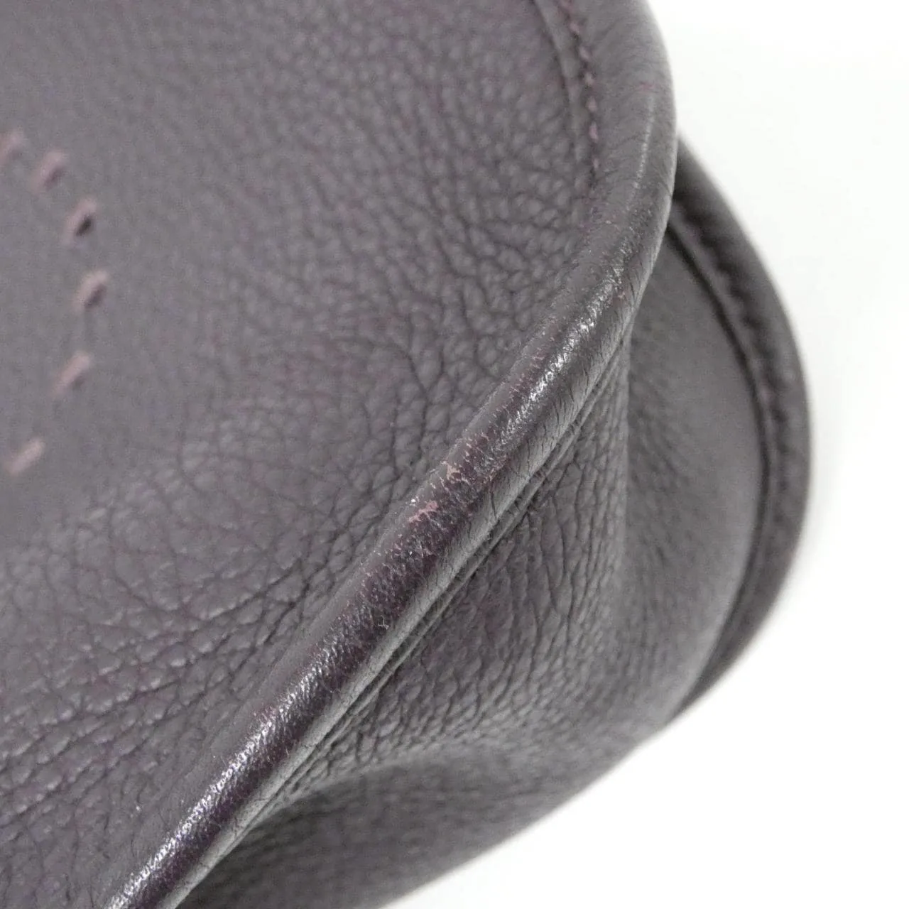 HERMES Evelyne Shoulder Togo 黑色 Togo 牛皮 中古品A - 縮圖 3