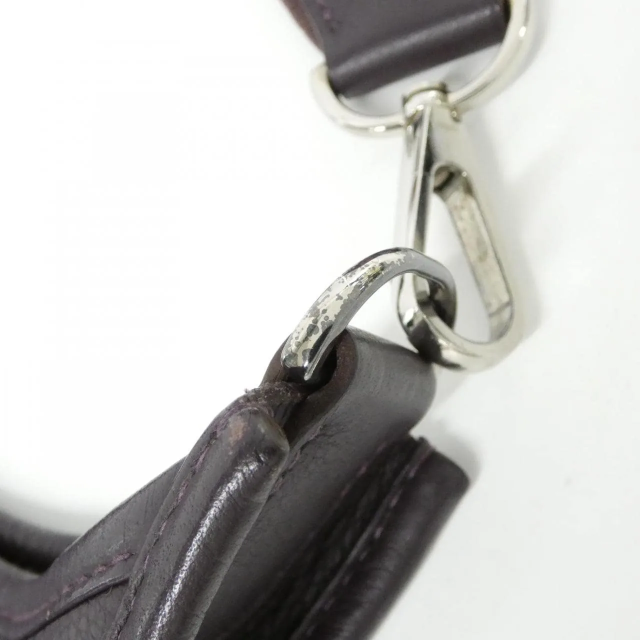 HERMES Evelyne Shoulder Togo 黑色 Togo 牛皮 中古品A - 縮圖 4