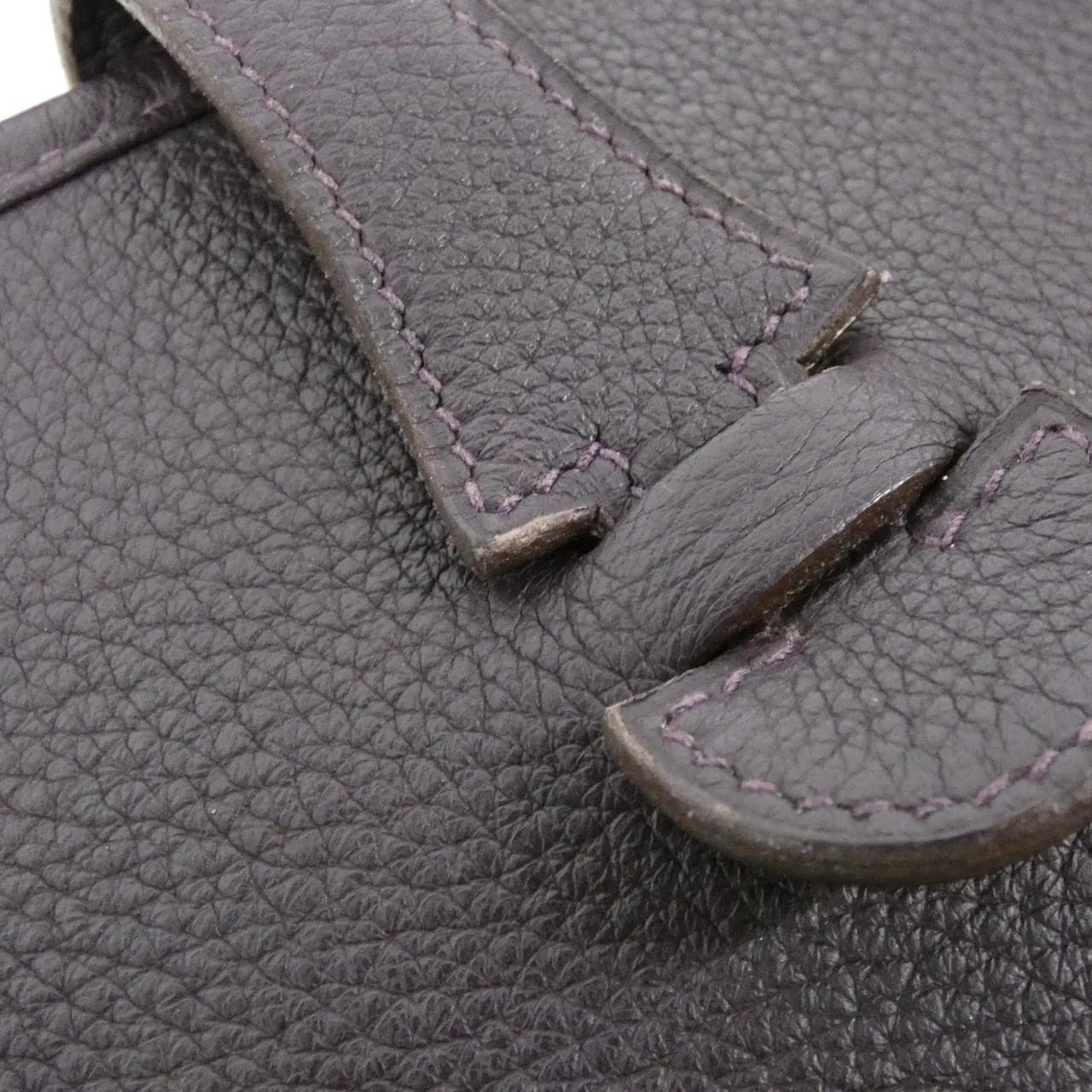 HERMES Evelyne Shoulder Togo 黑色 Togo 牛皮 中古品A - 縮圖 5