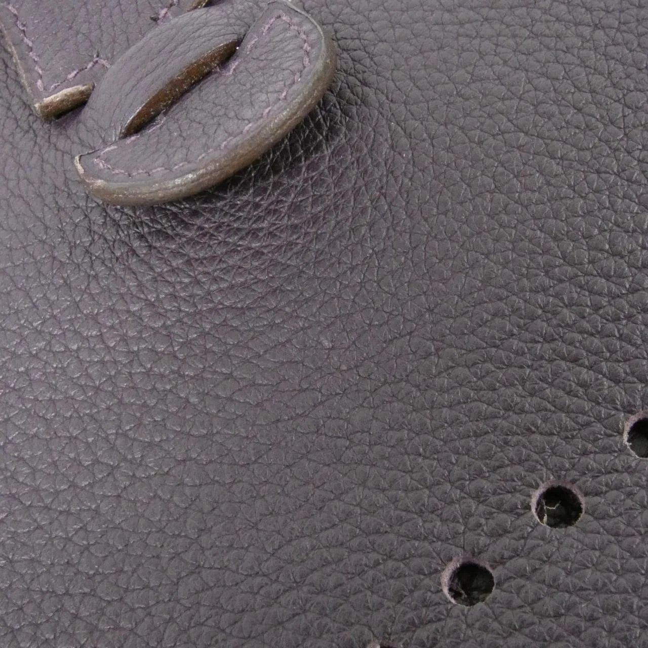 HERMES Evelyne Shoulder Togo 黑色 Togo 牛皮 中古品A - 縮圖 6