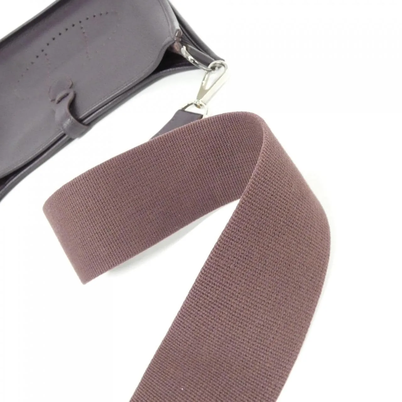 HERMES Evelyne Shoulder Togo 黑色 Togo 牛皮 中古品A - 縮圖 7