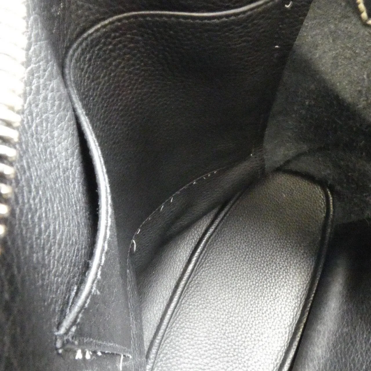 HERMES 056323CK Shoulder Clemence 黑色 Clemence 皮 中古品B - 縮圖 6