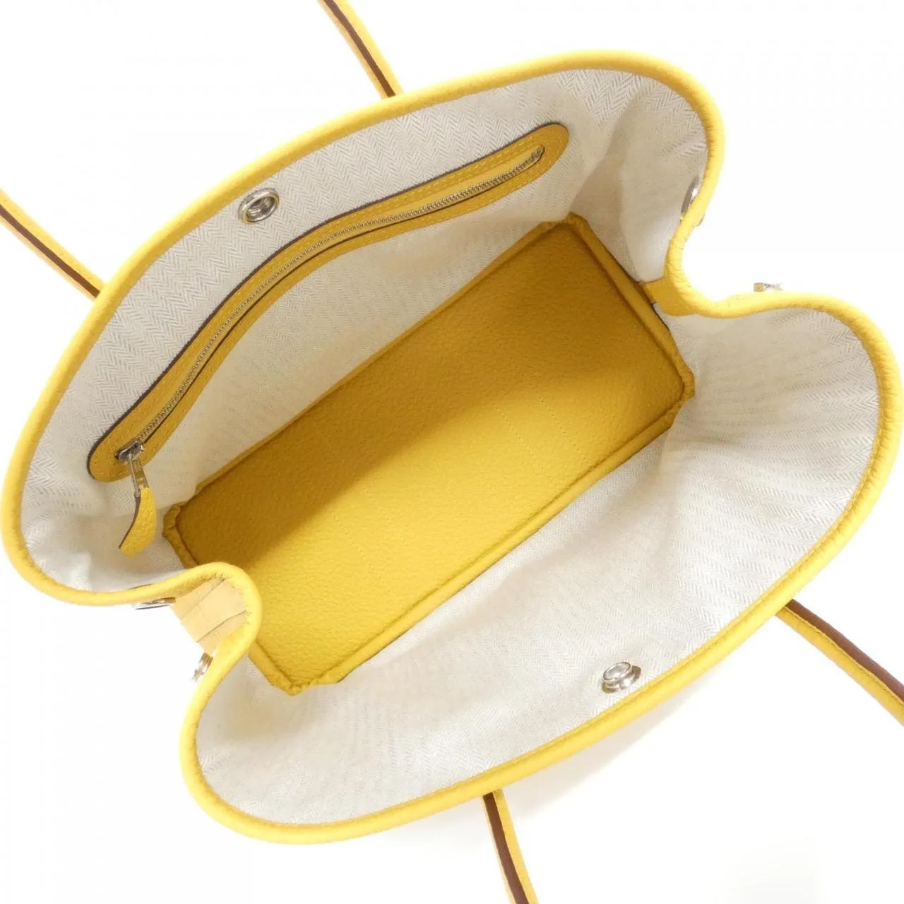 HERMES Garden Party 064422CK Tote 黑色 中古品A - 縮圖 8