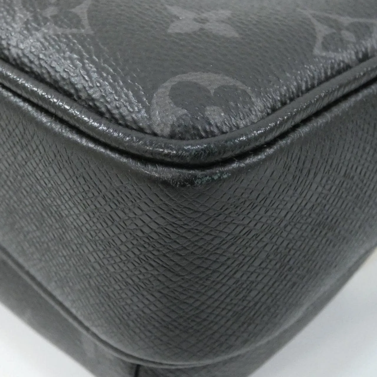 LOUIS VUITTON M30233 Shoulder Canvas 黑色 帆布 中古品A - 縮圖 3