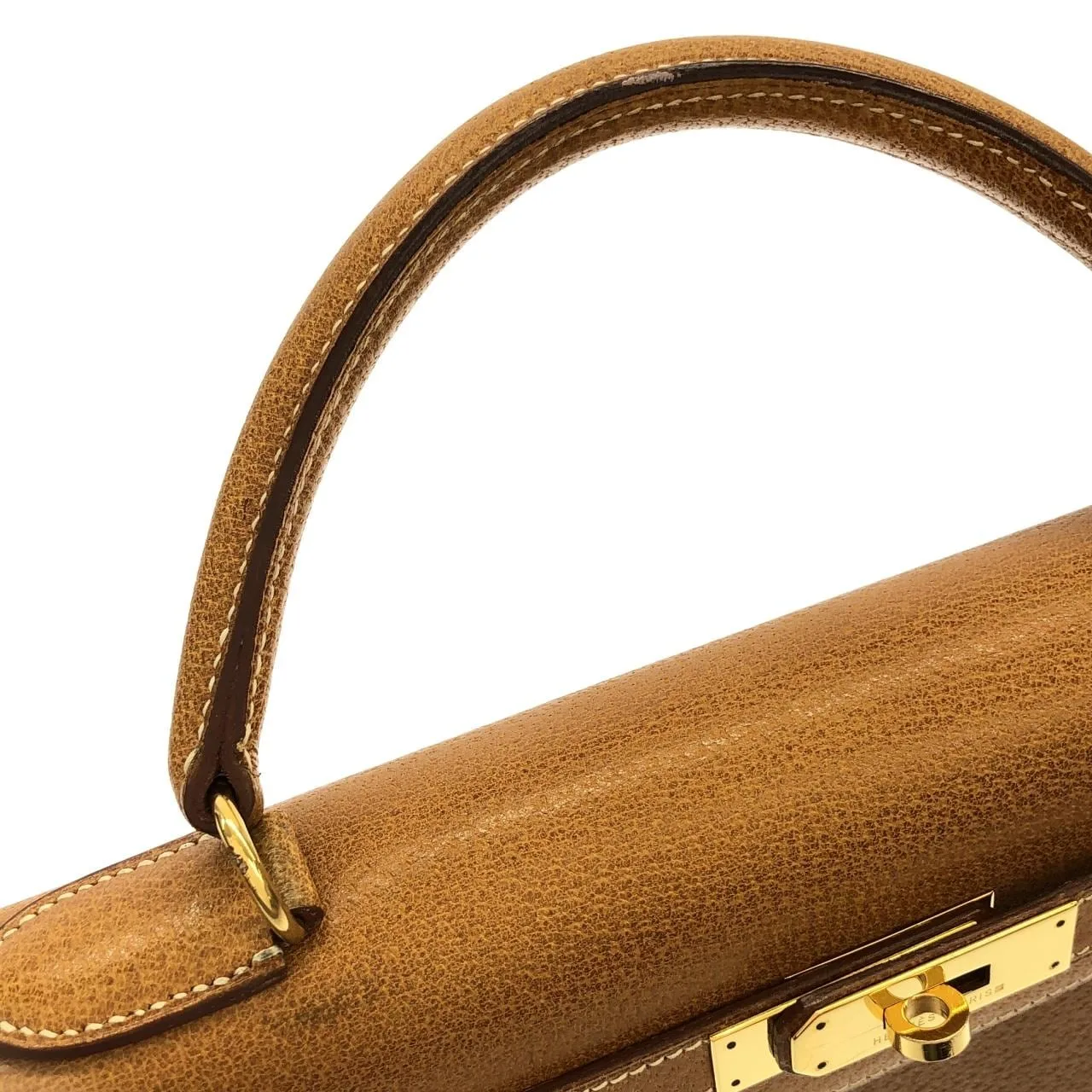 HERMES Kelly Handbag Gold Rank A - Thumbnail 8