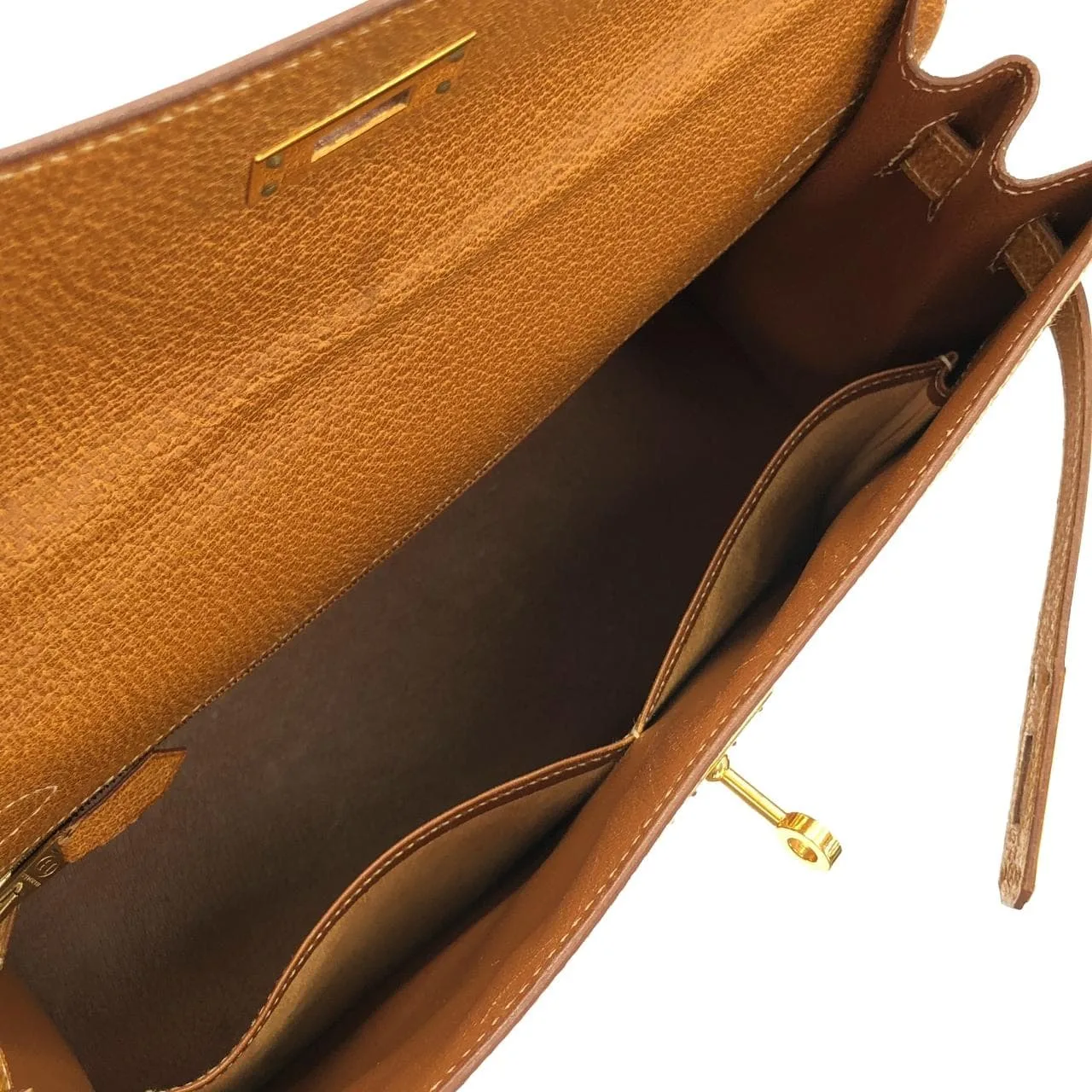 HERMES Kelly Handbag Gold Rank A - Thumbnail 9
