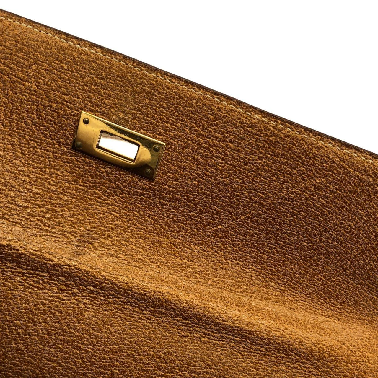 HERMES Kelly Handbag Gold Rank A - Thumbnail 10