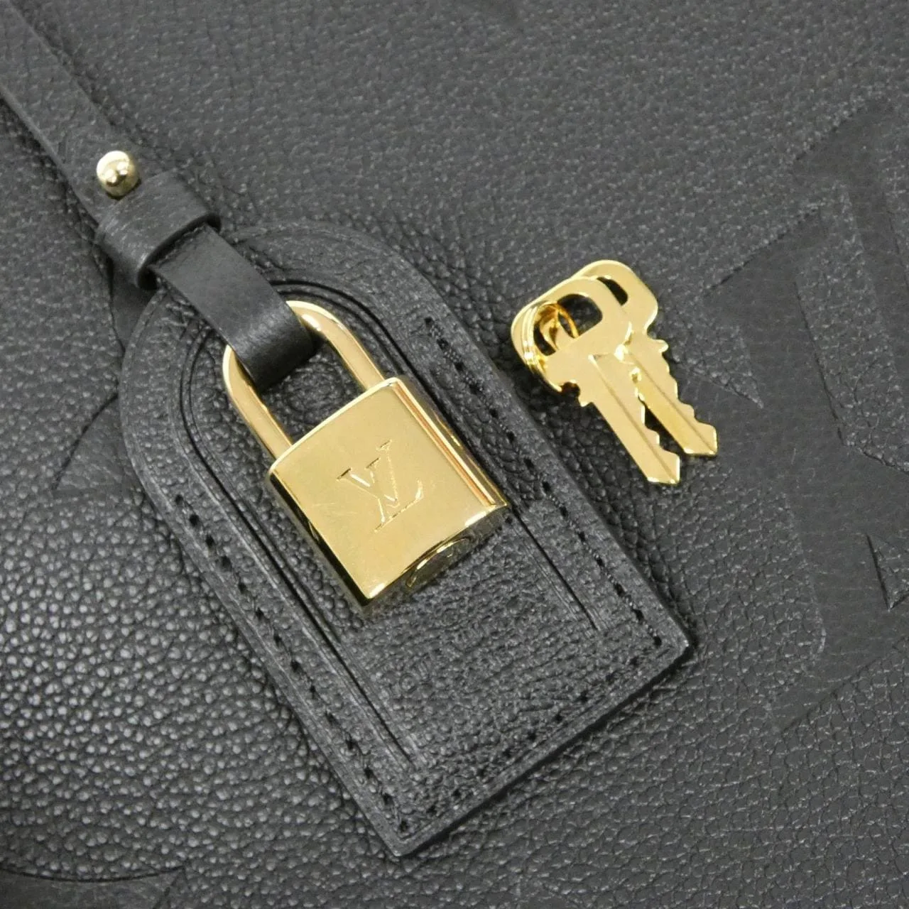 LOUIS VUITTON M45811 Handbag Monogram 黑色 Monogram 中古品A - 縮圖 3