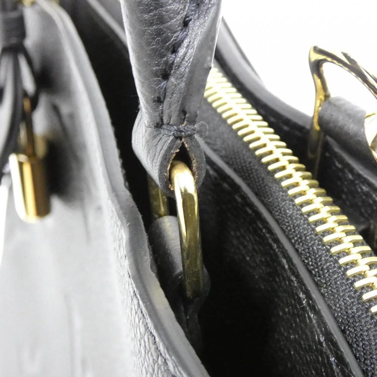 LOUIS VUITTON M45811 Handbag Monogram 黑色 Monogram 中古品A - 縮圖 4