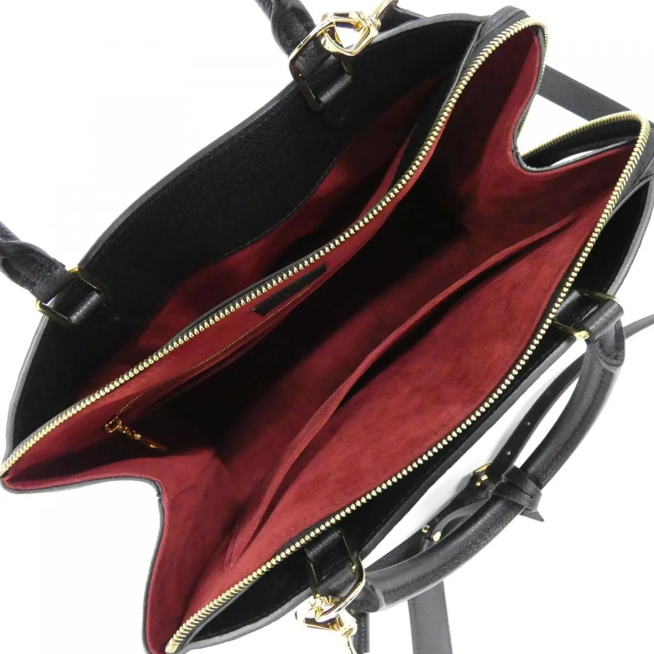 LOUIS VUITTON M45811 Handbag Monogram 黑色 Monogram 中古品A - 縮圖 6