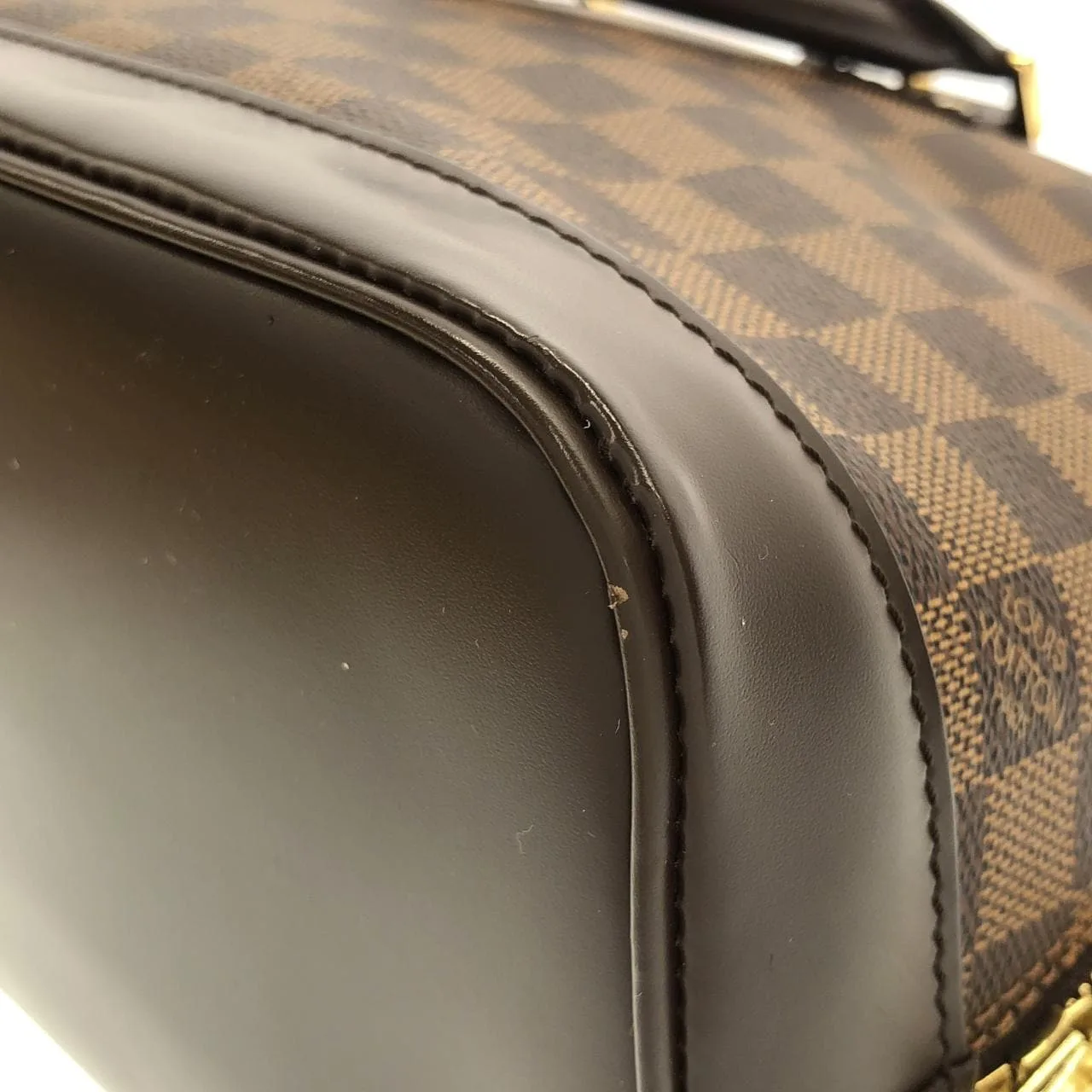 LOUIS VUITTON Alma N51131 Handbag Damier Black Damier Rank A - Thumbnail 2