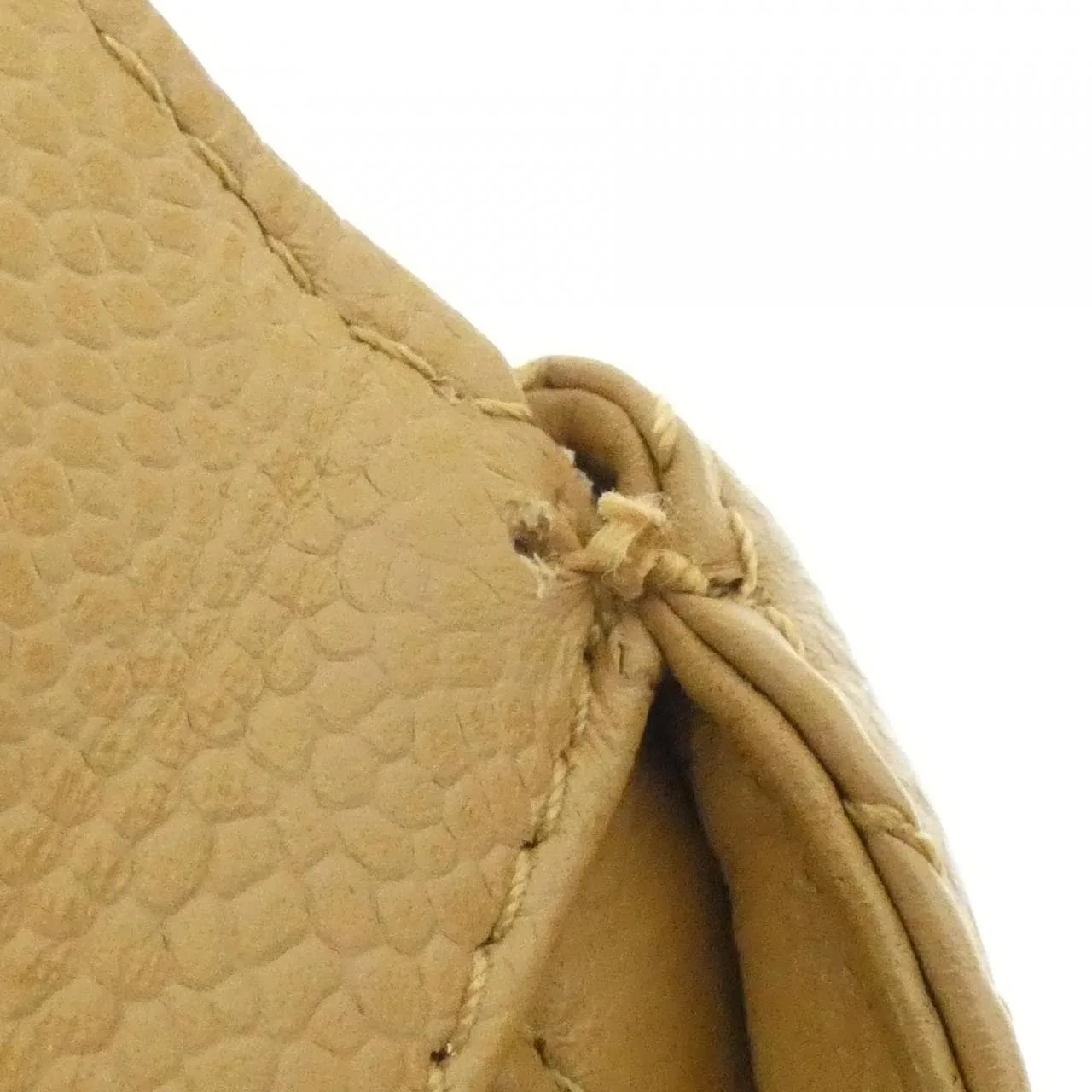 CHANEL Matelasse 12397 Handbag Grained Calfskin Beige Grained Calfskin Rank A - Thumbnail 8