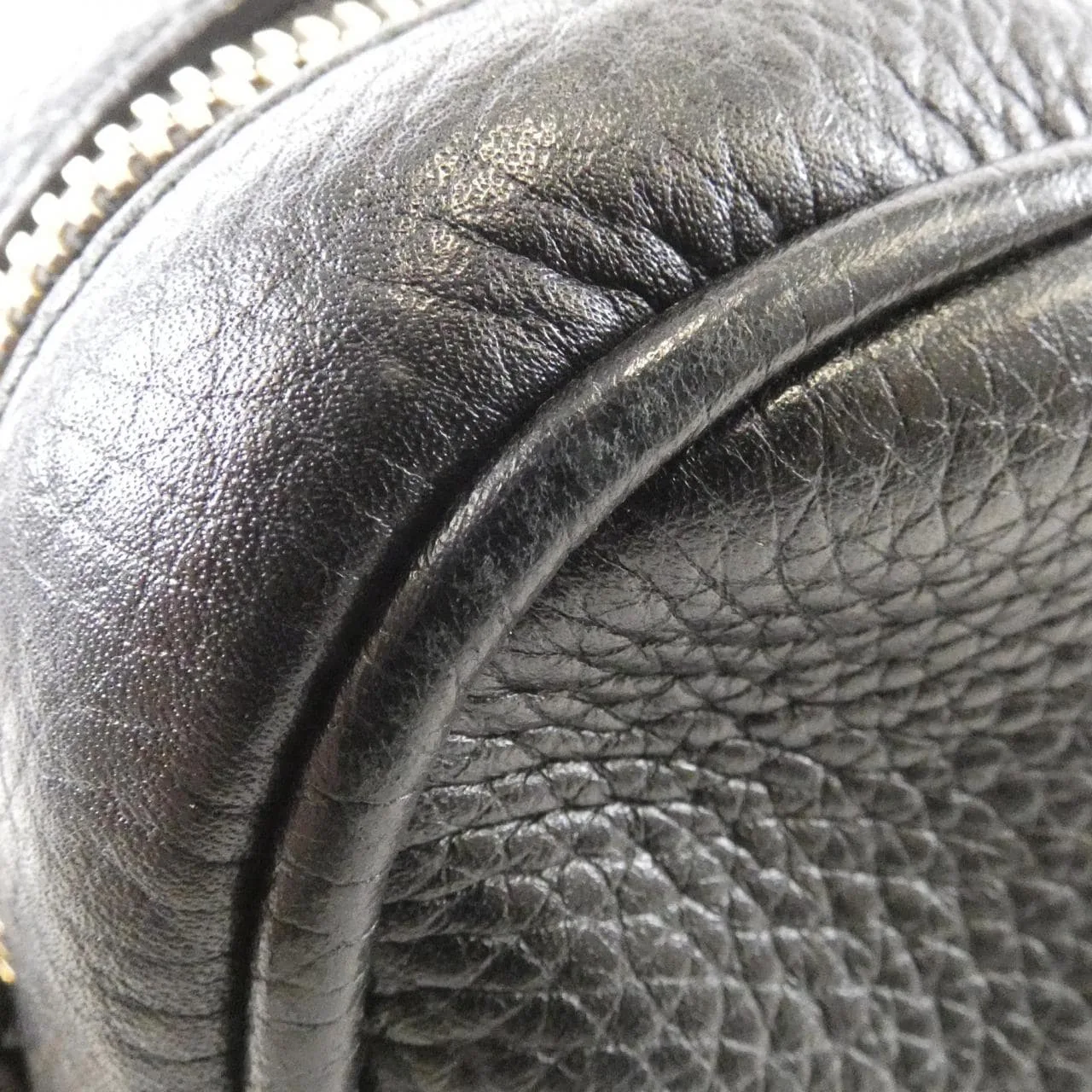 GUCCI Soho 308364 A7M0G Shoulder Leather 黑色 皮革 中古品B - 縮圖 4