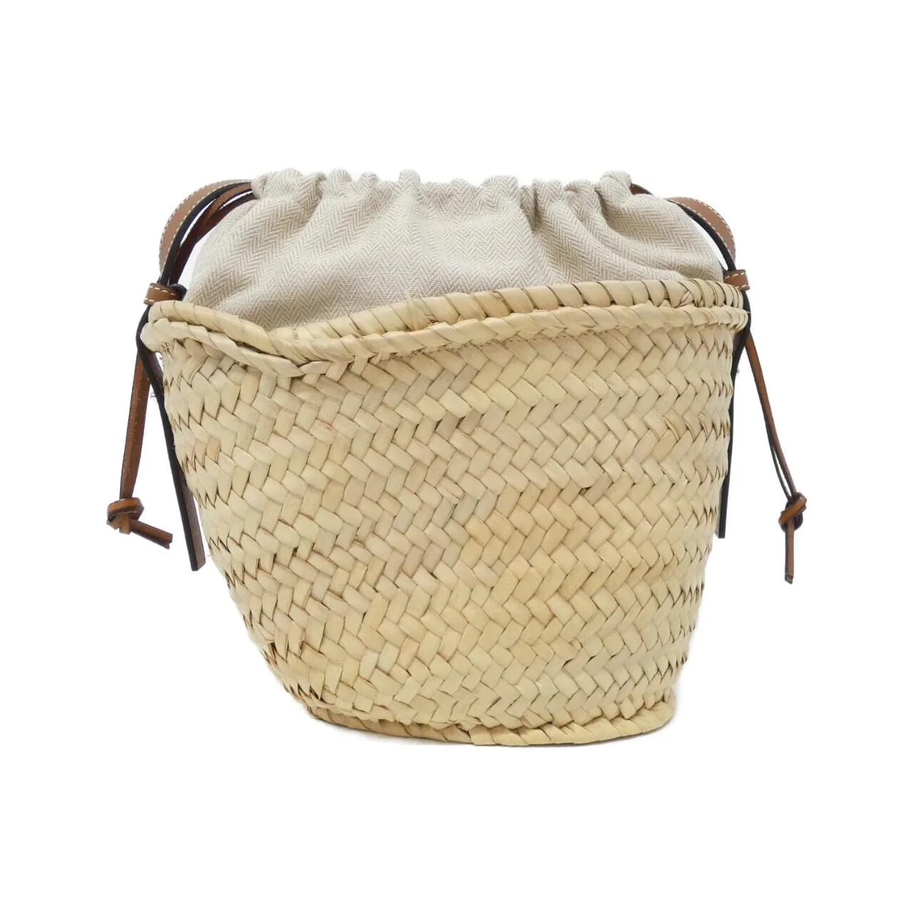 LOEWE Basket A223222X01 Shoulder 黑色 中古品A - 縮圖 2