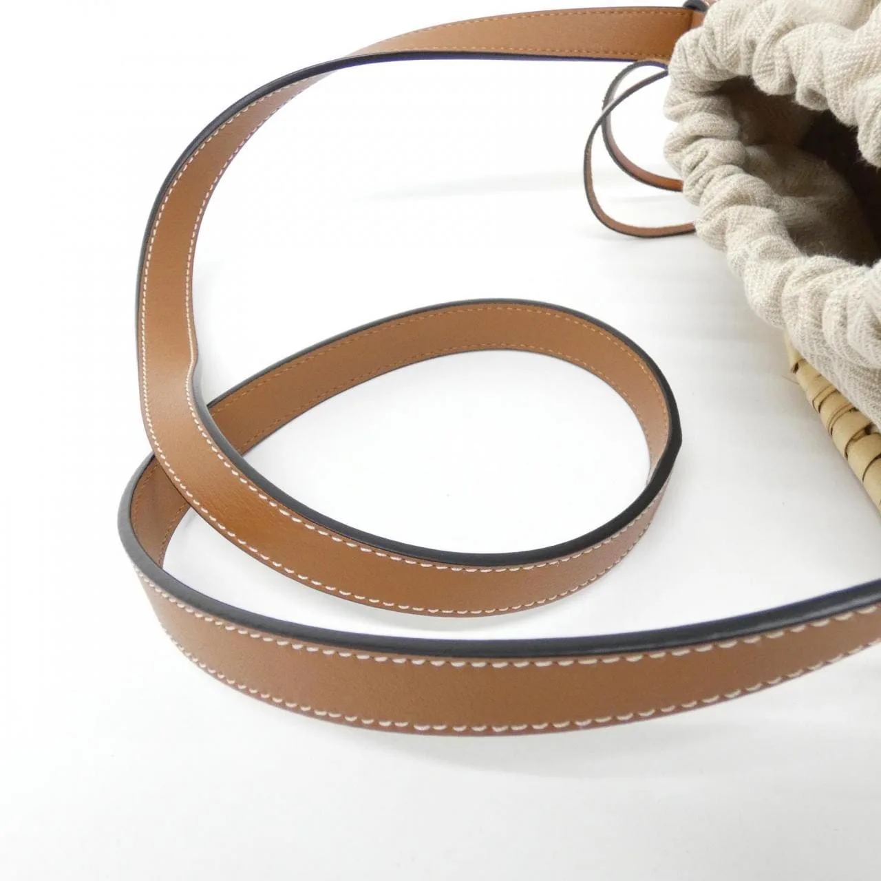 LOEWE Basket A223222X01 Shoulder 黑色 中古品A - 縮圖 6