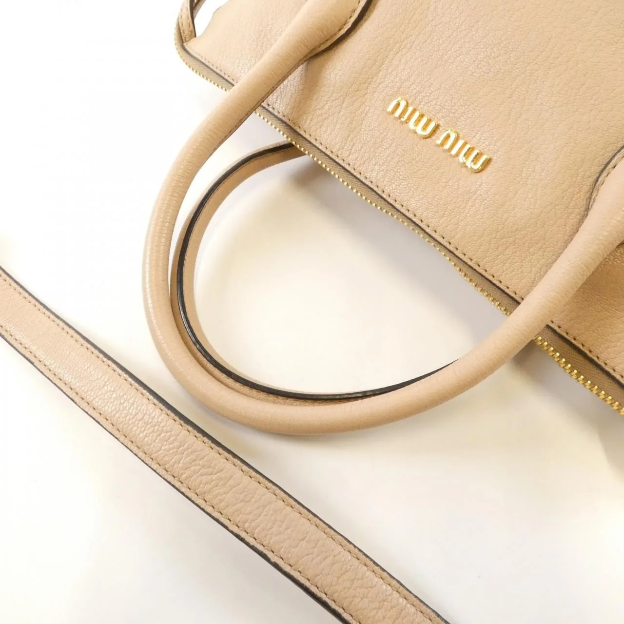 MIU MIU RN1016 手提包 黑色 中古品A - 縮圖 5