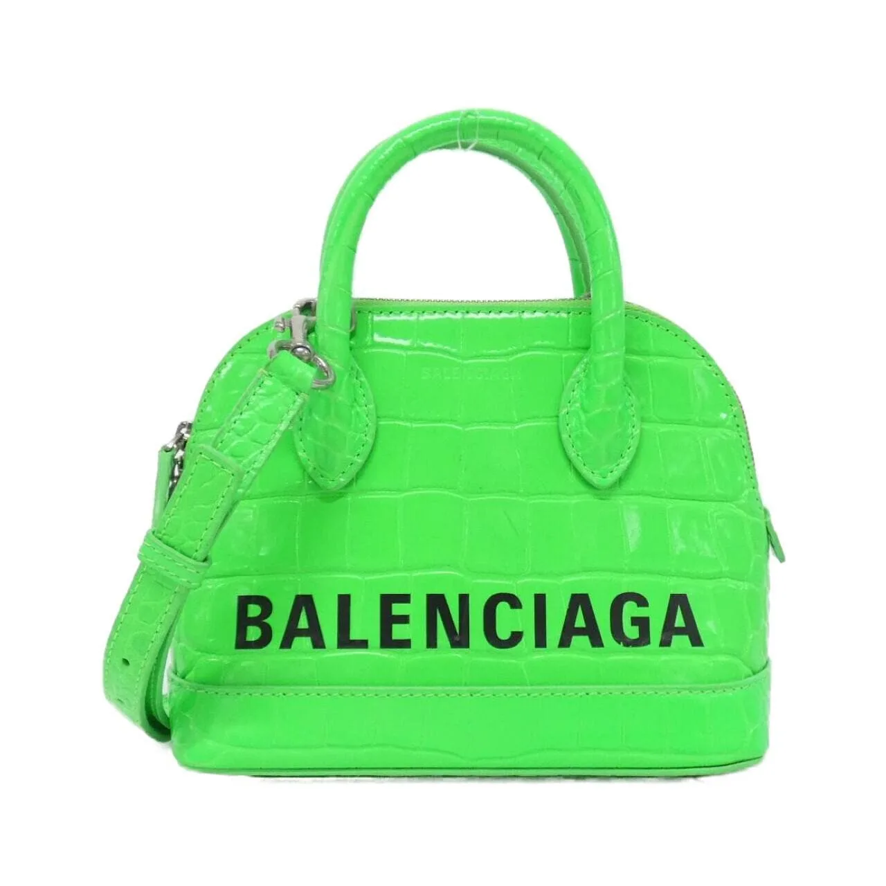 BALENCIAGA 550646 Handbag Leather Black