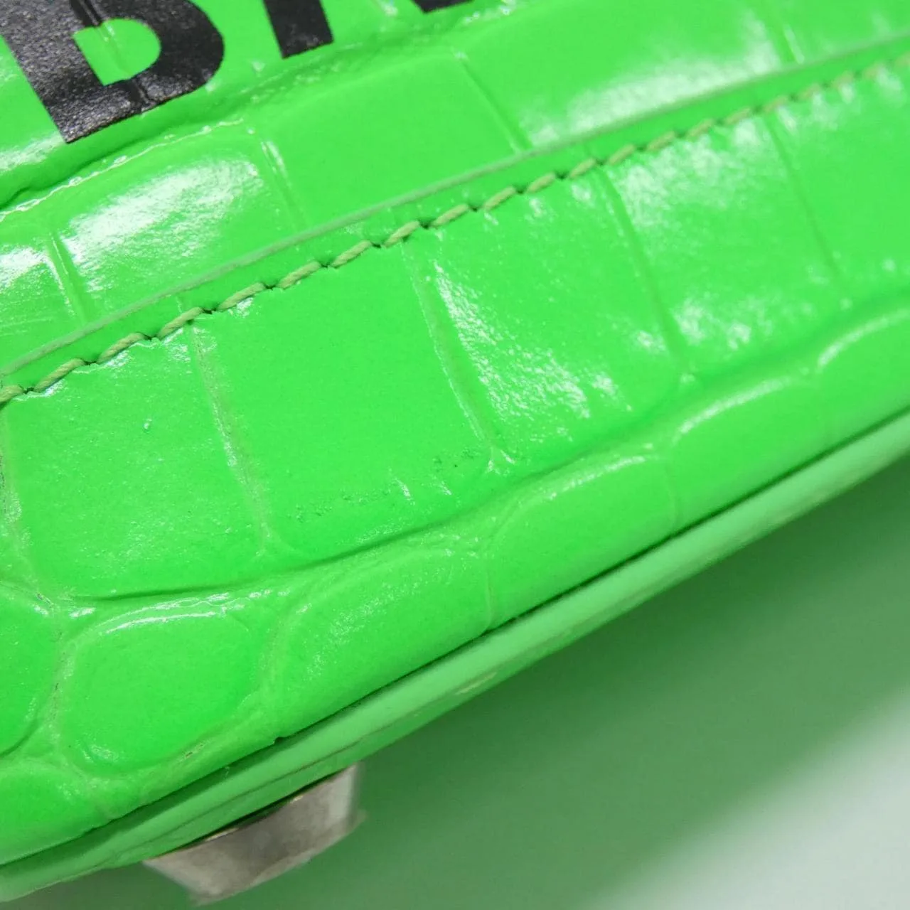 BALENCIAGA 550646 Handbag Leather 黑色 皮革 中古品A - 縮圖 5