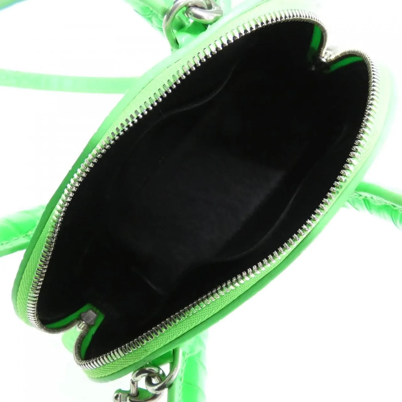 BALENCIAGA 550646 Handbag Leather 黑色 皮革 中古品A - 縮圖 7