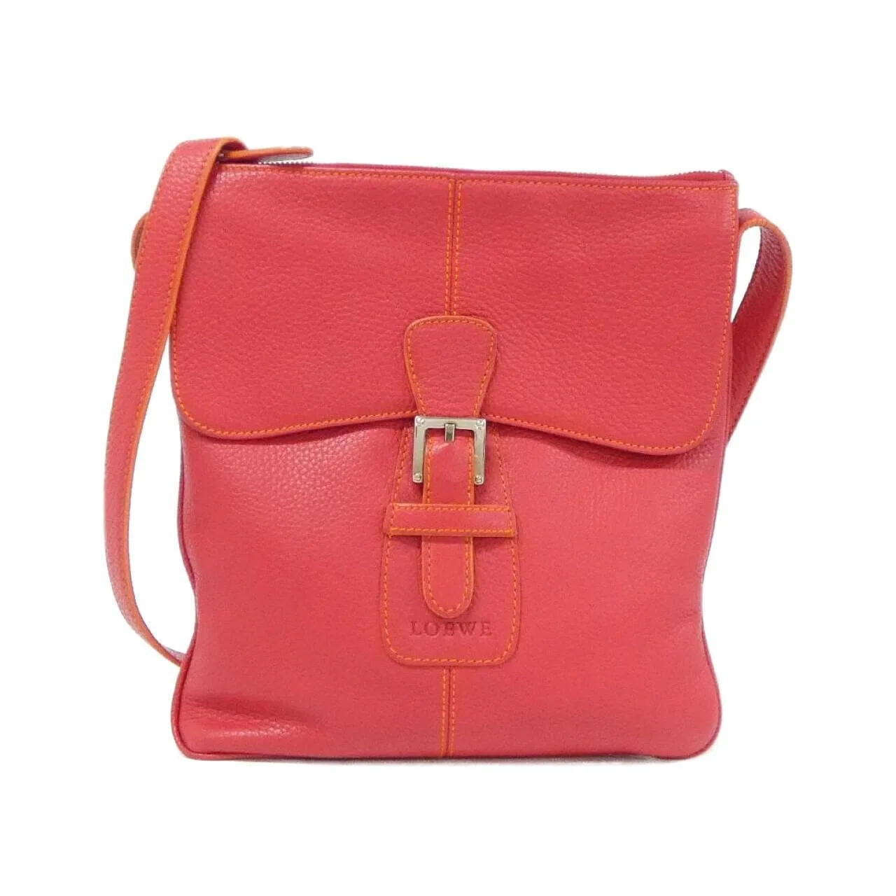 LOEWE Shoulder Leather Red