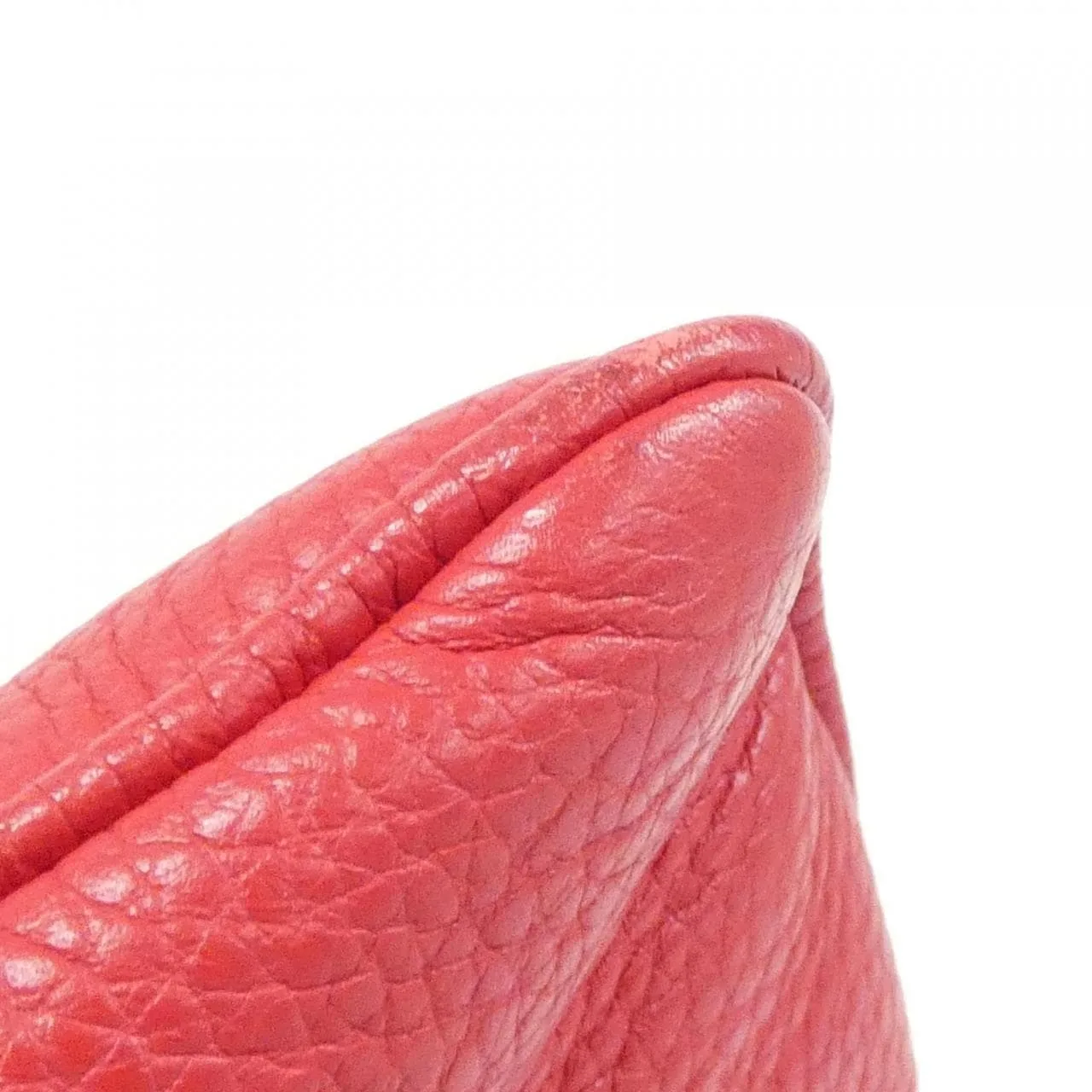 LOEWE Shoulder Leather 紅色 皮革 中古品A - 縮圖 3