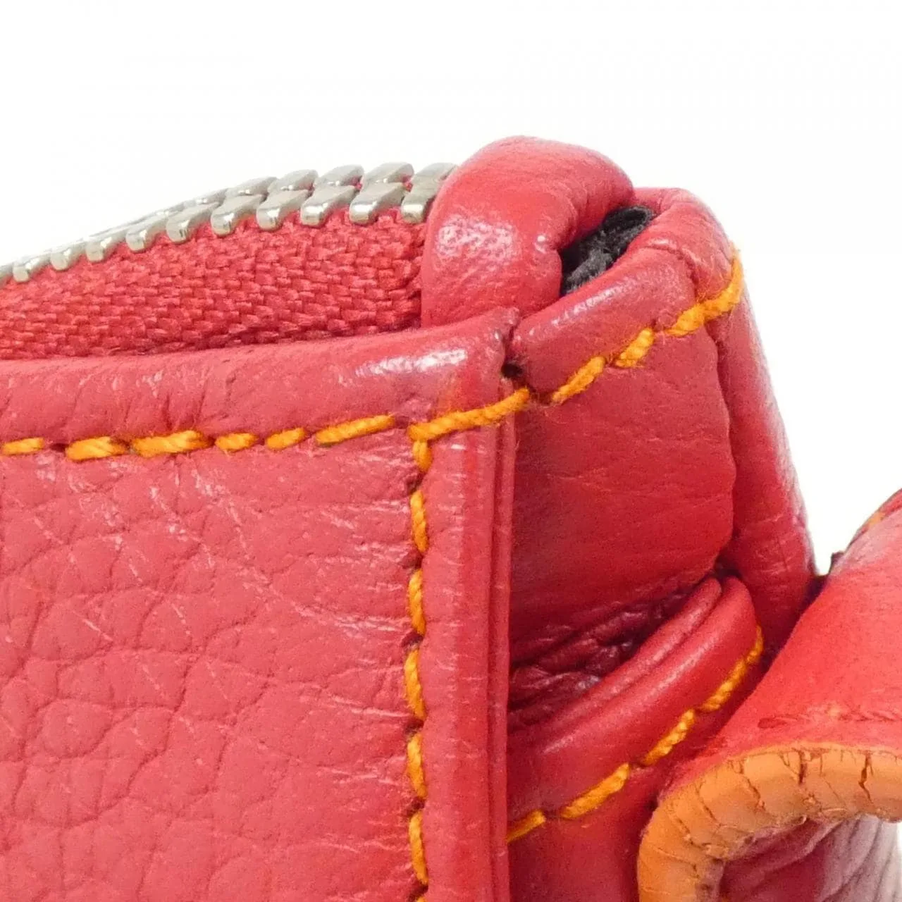 LOEWE Shoulder Leather 紅色 皮革 中古品A - 縮圖 7