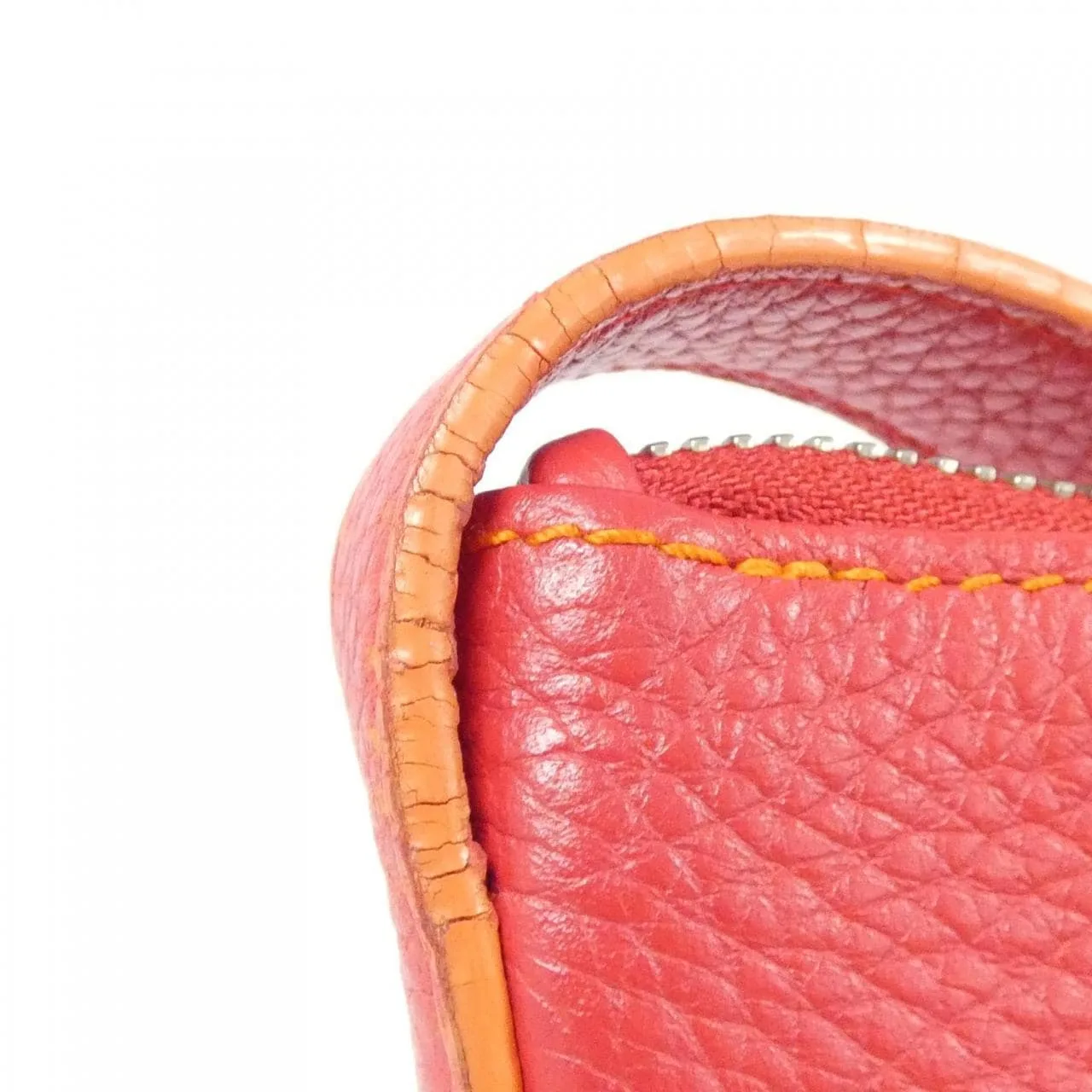 LOEWE Shoulder Leather 紅色 皮革 中古品A - 縮圖 8