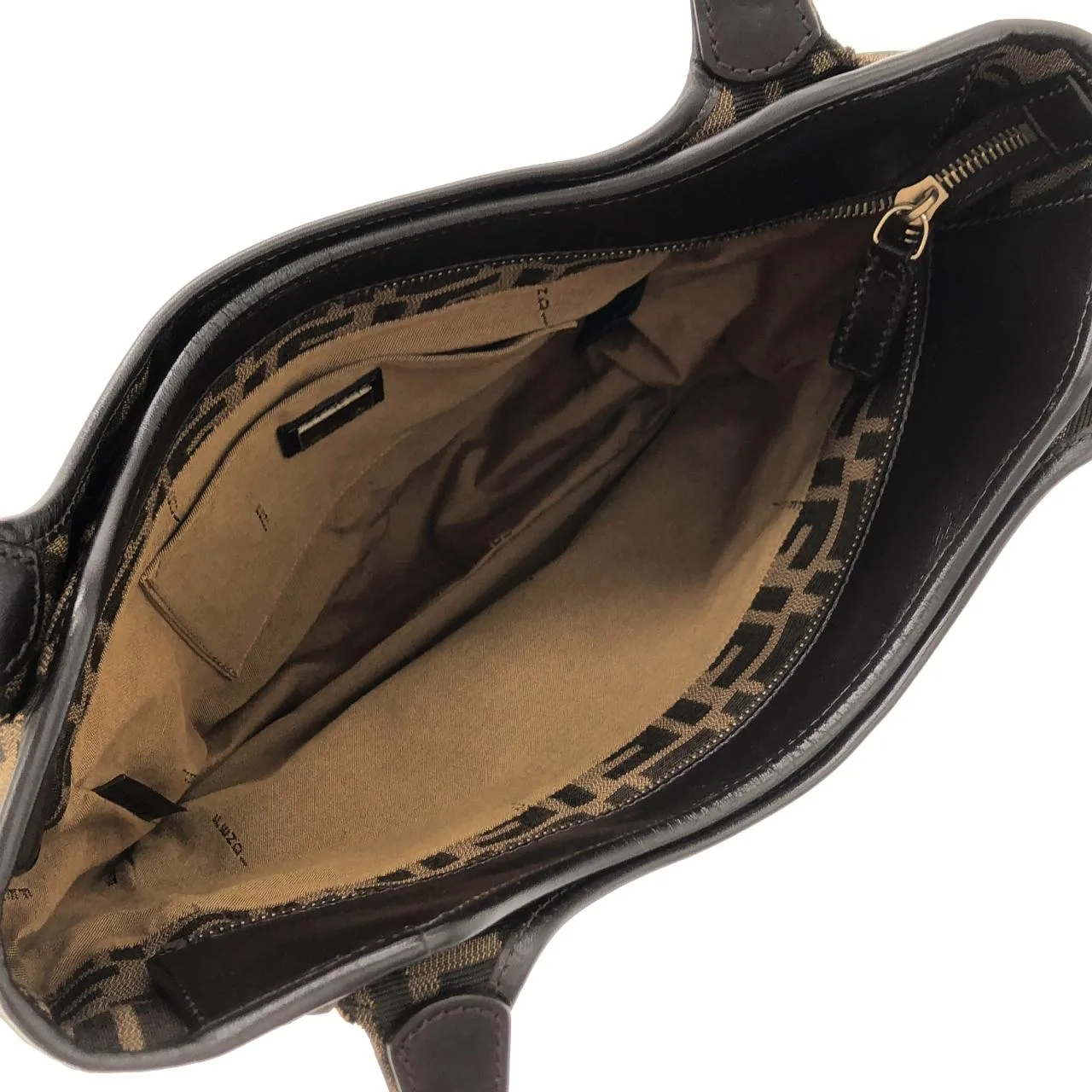 FENDI Sunshine Shopper 8BH156 JWU Handbag Canvas Black Canvas Rank A - Thumbnail 6