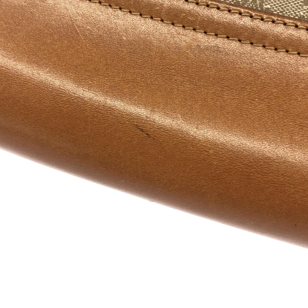 CELINE 肩背包 帆布 米色 帆布 中古品B - 縮圖 4