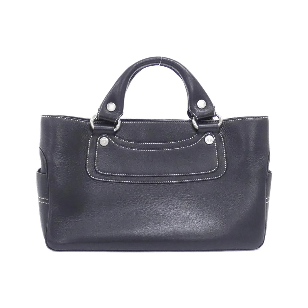 CELINE Boogie 134023SOF Handbag Leather Black