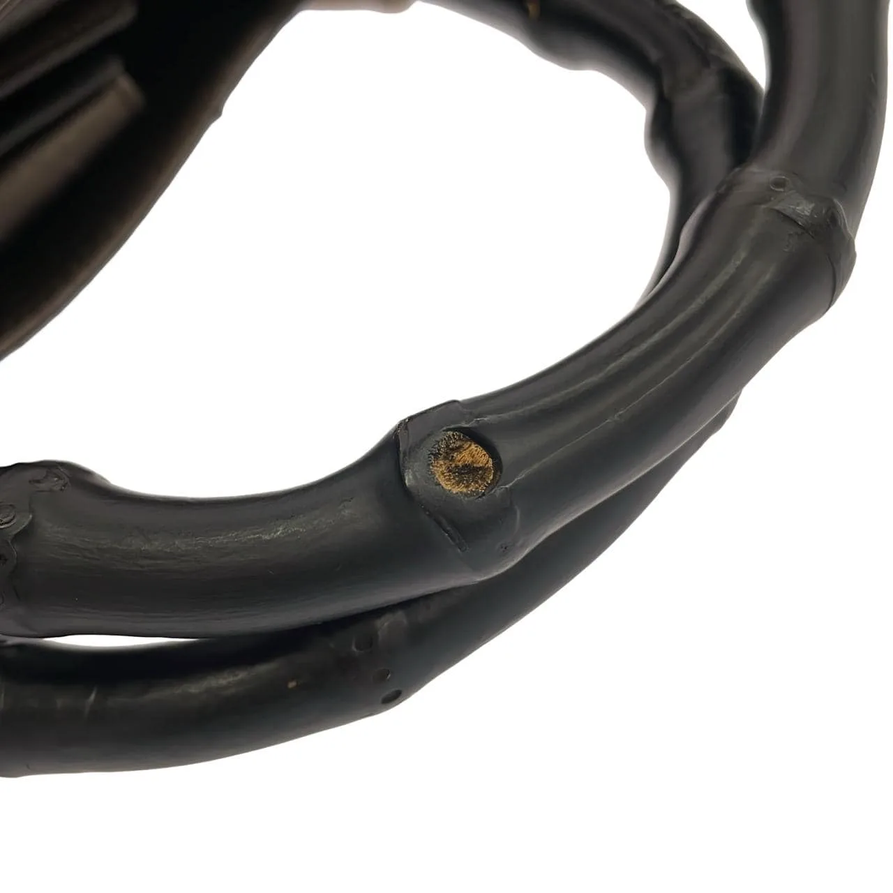 GUCCI Bamboo Shopper 323660 手提包 蟒蛇皮 黑色 蟒蛇皮 中古品A - 縮圖 7