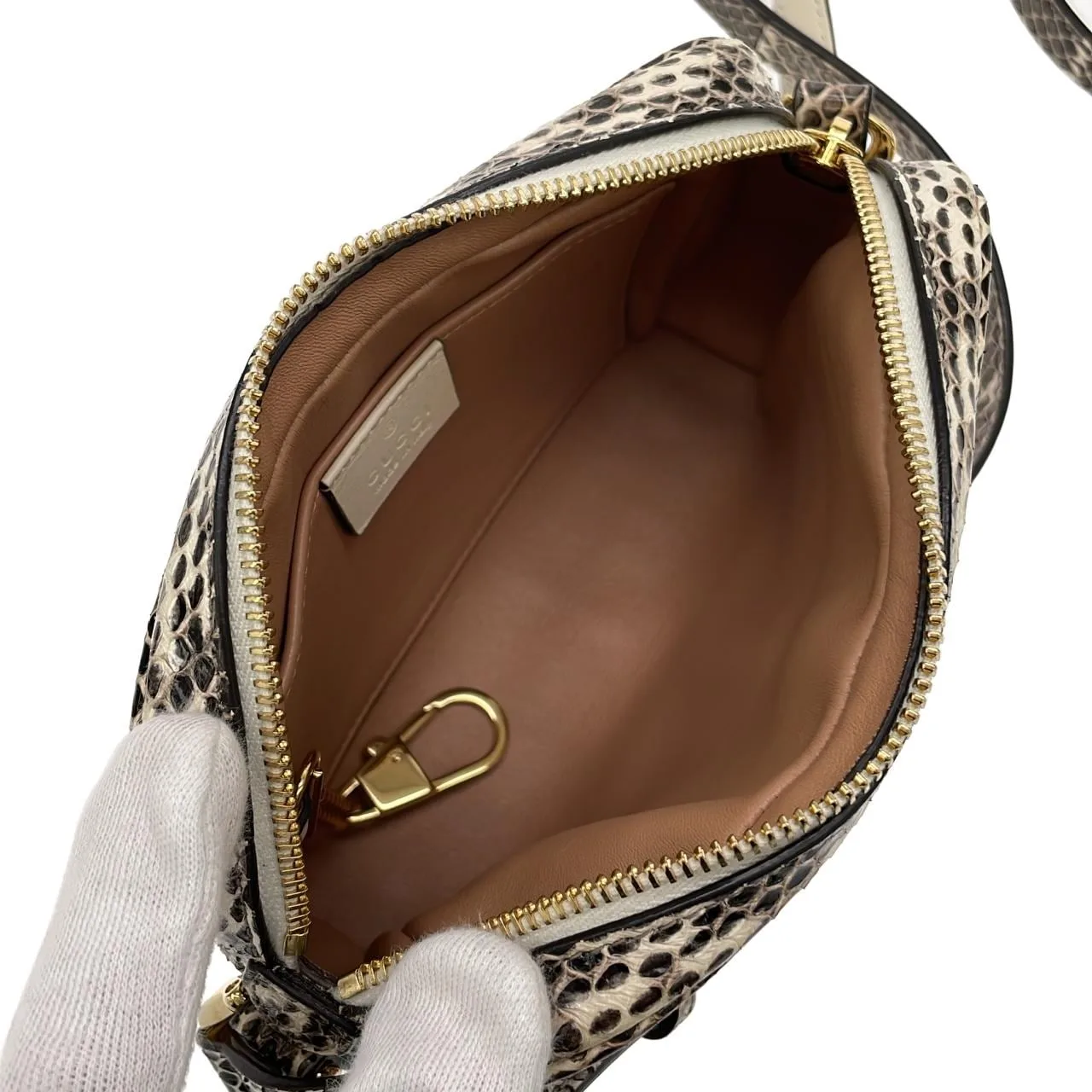 GUCCI 517350 肩背包 灰色 中古品A - 縮圖 6