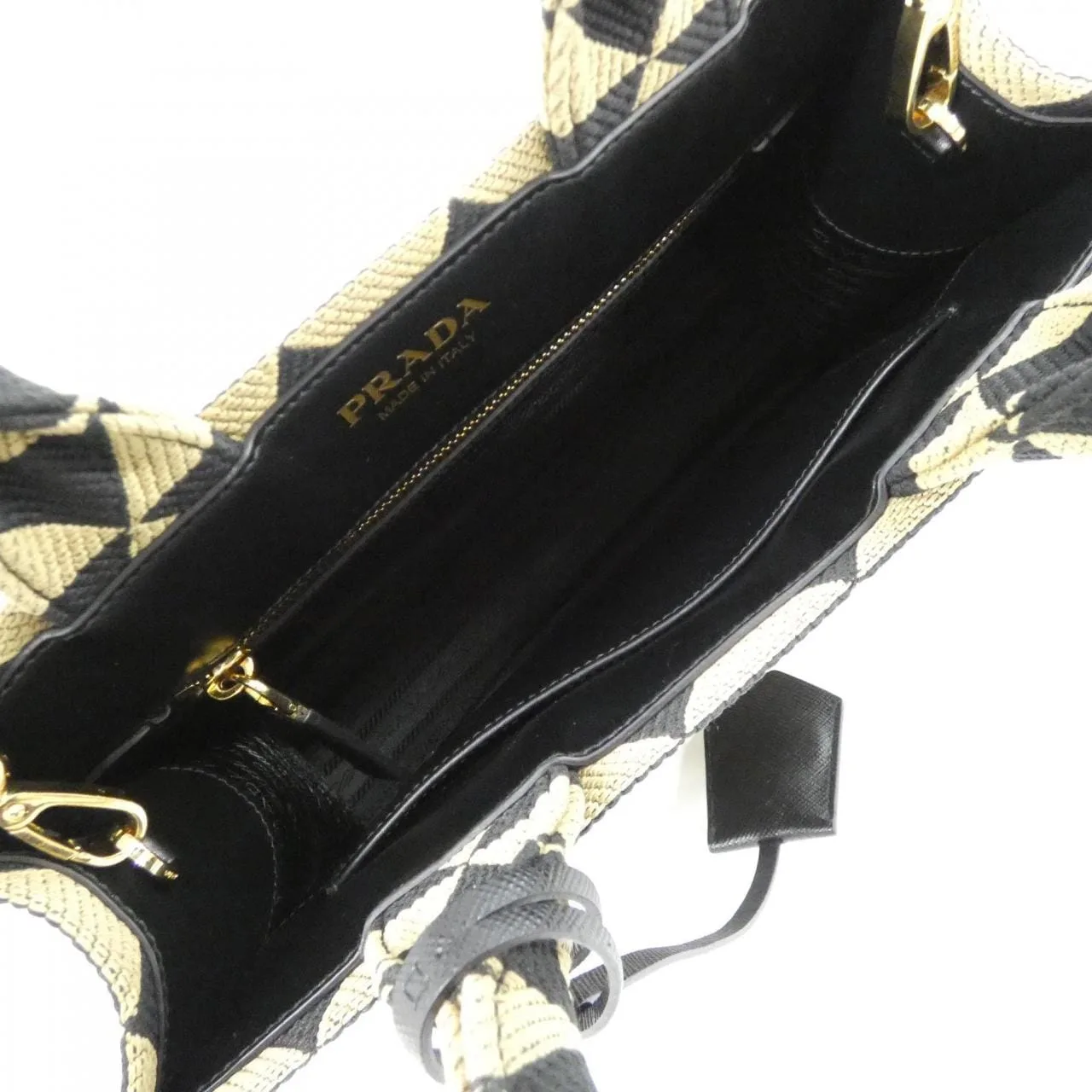 PRADA 1BA354 Handbag Black Rank A - Thumbnail 7